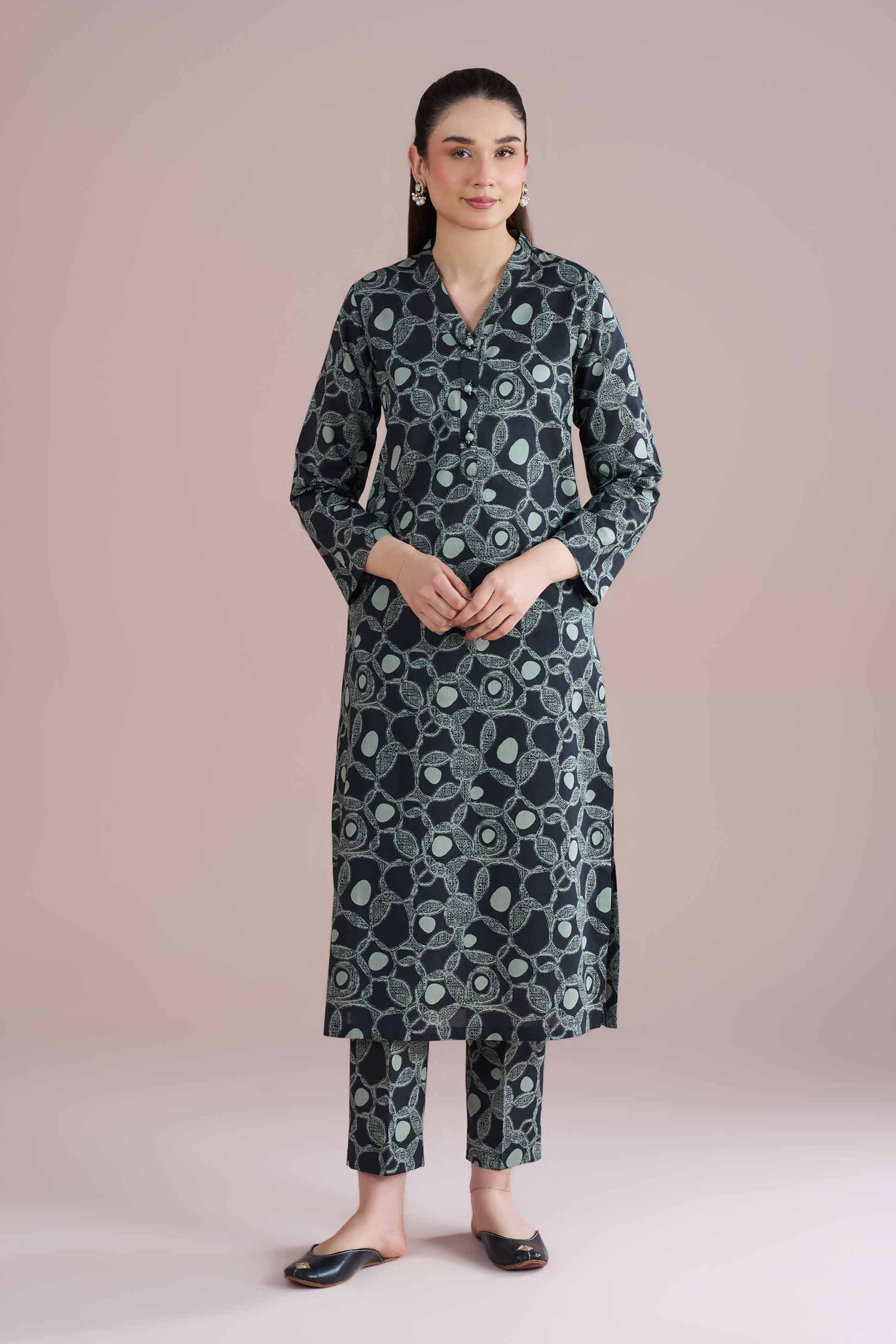 2 Piece - Printed Suit - PE26-175