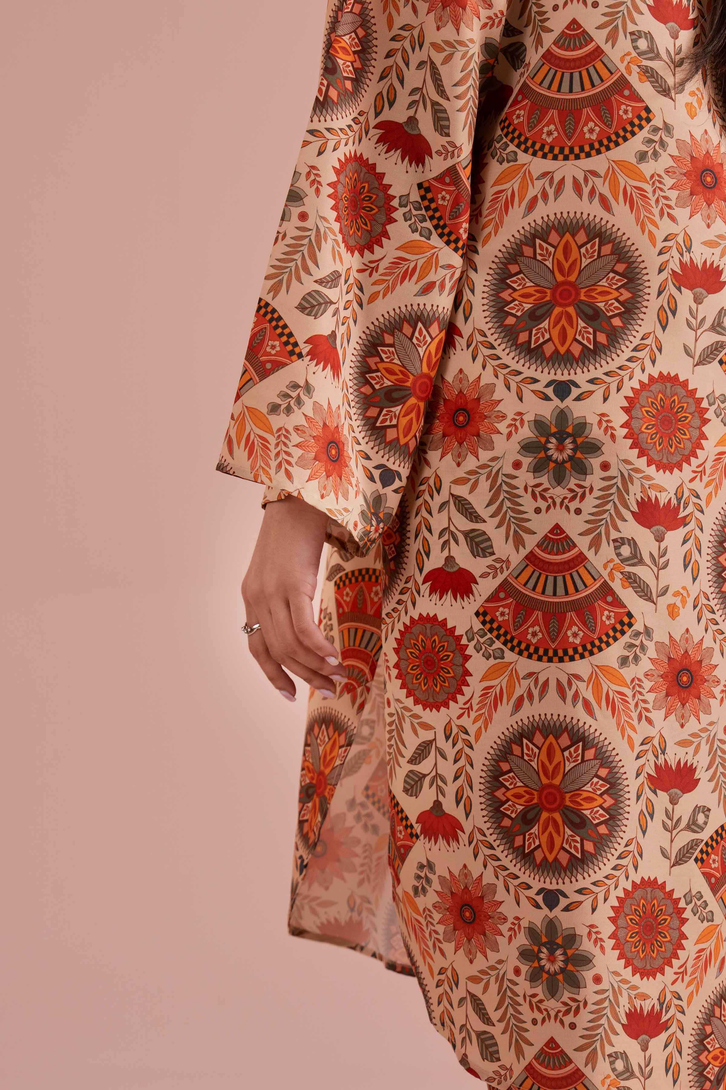 2 Piece - Printed Suit - PE26-18 - Image 8