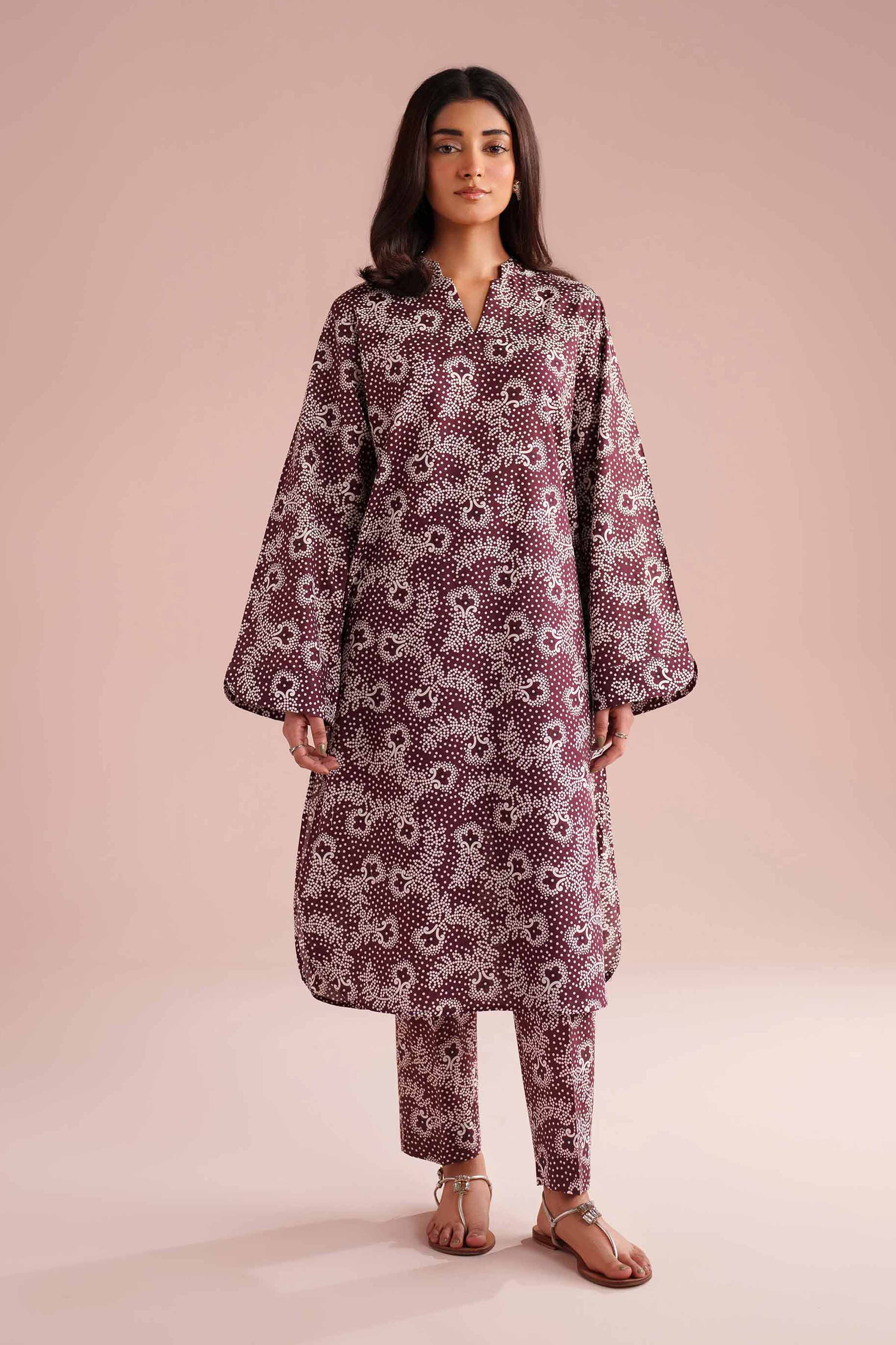 2 Piece - Printed Suit - PE26-180 - Image 3