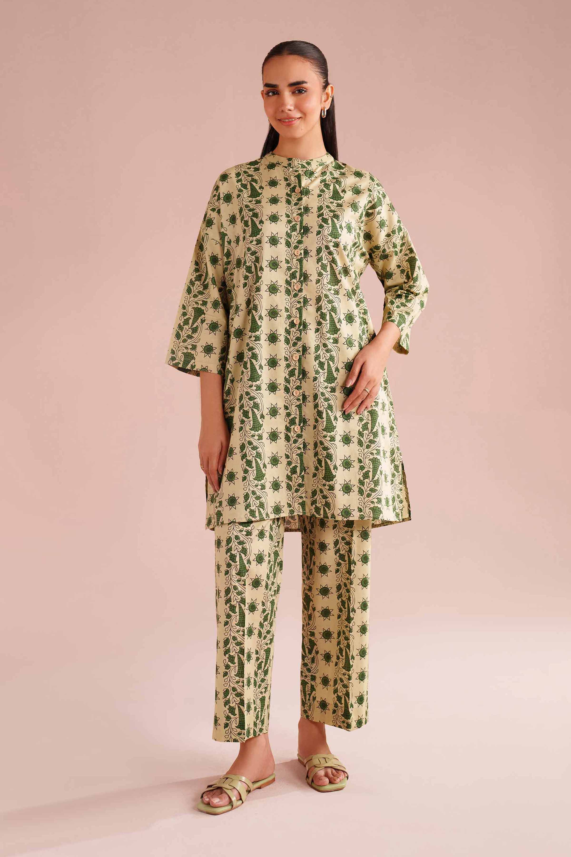 2 Piece - Printed Suit - PE26-181