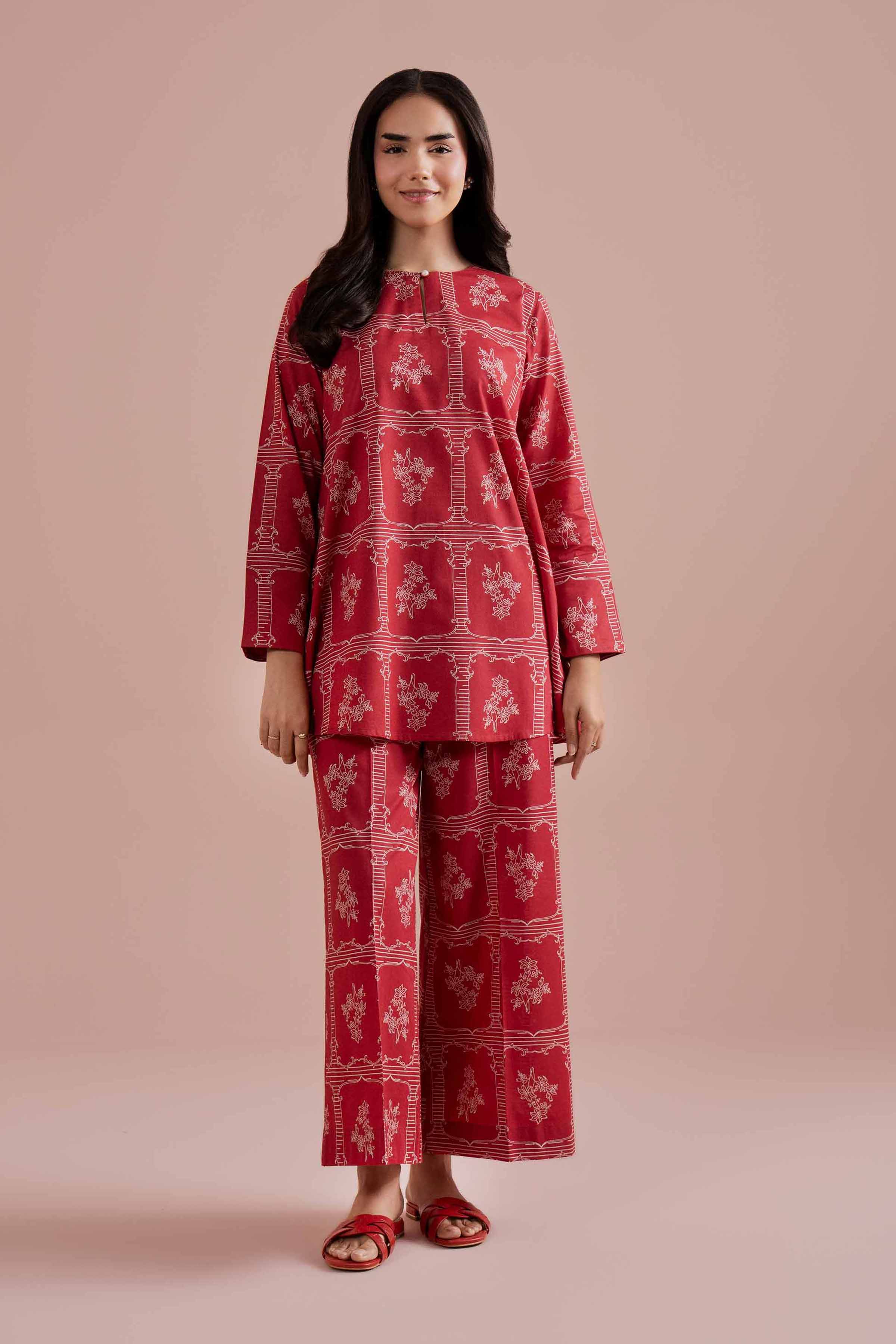 2 Piece - Printed Suit - PE26-193 - Image 3