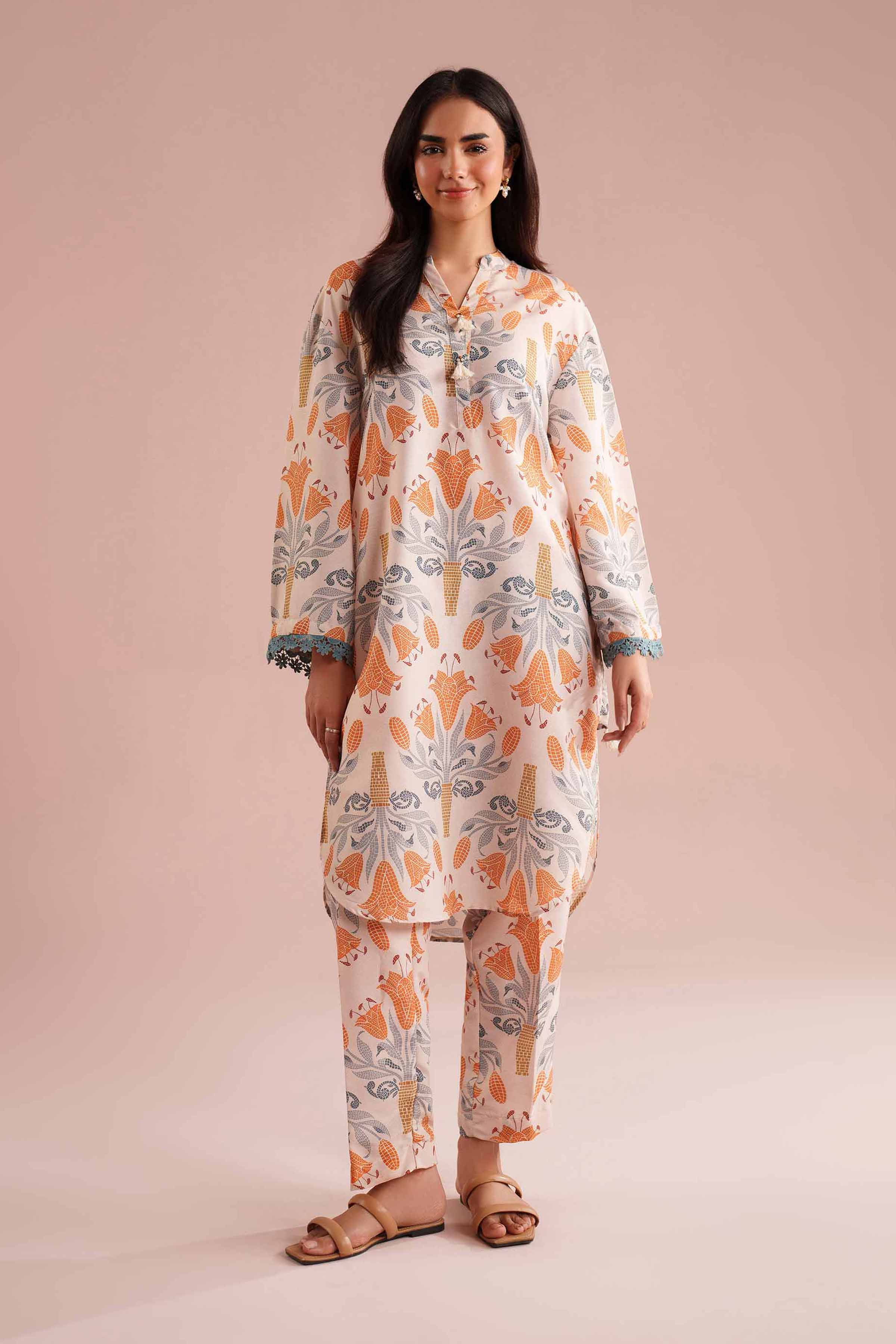 2 Piece - Printed Suit - PE26-20