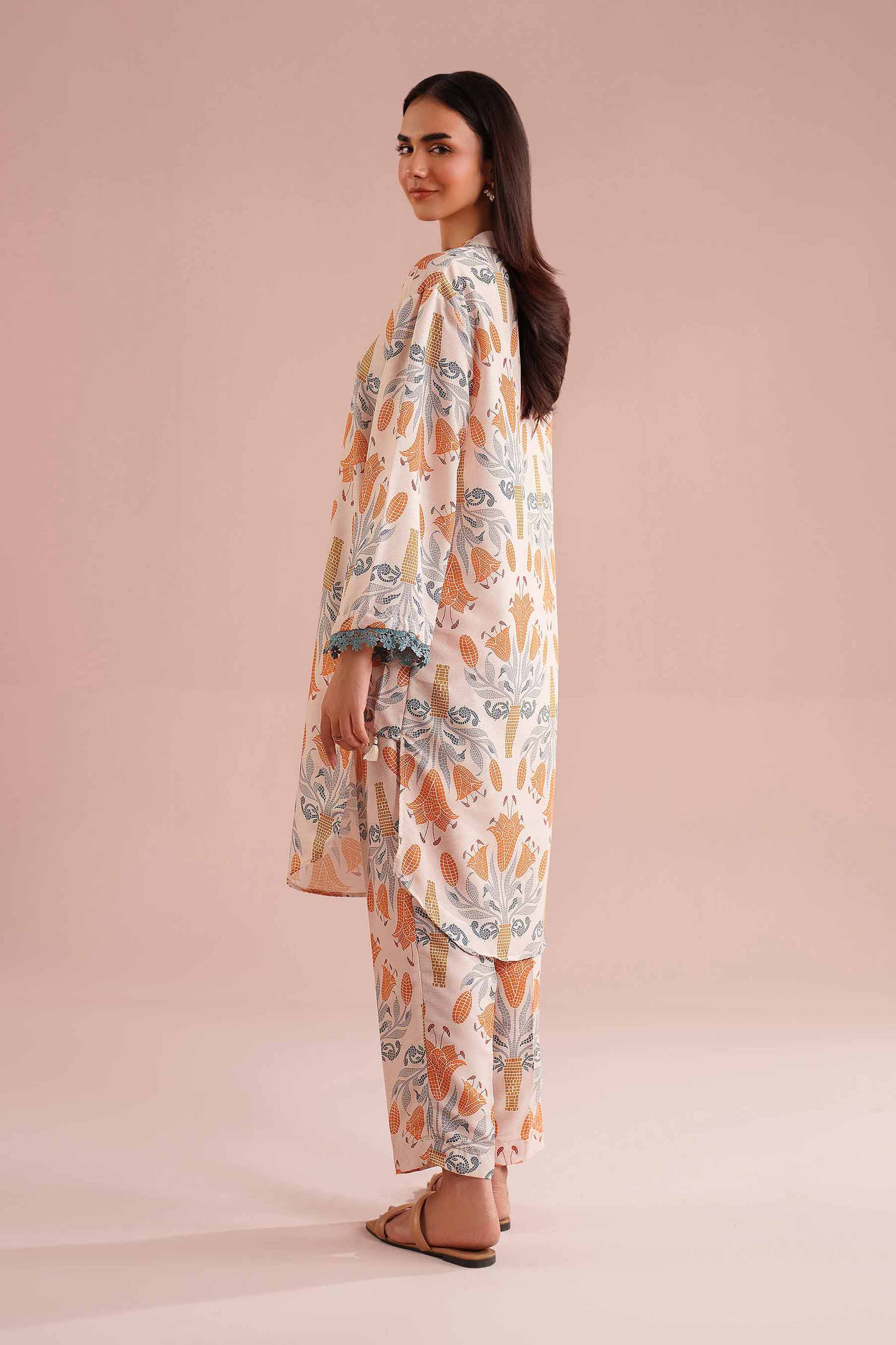 2 Piece - Printed Suit - PE26-20 - Image 3