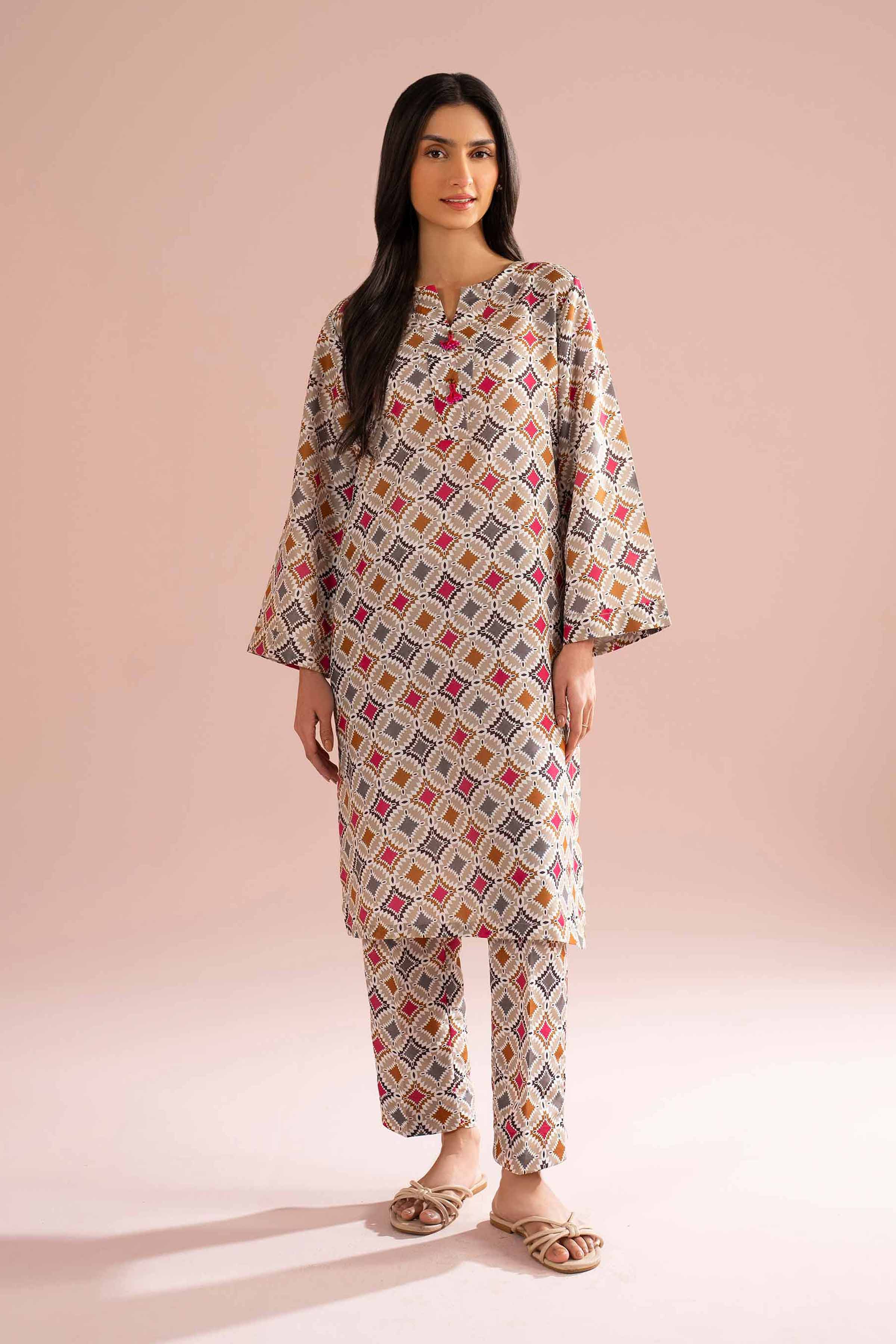2 Piece - Printed Suit - PE26-21
