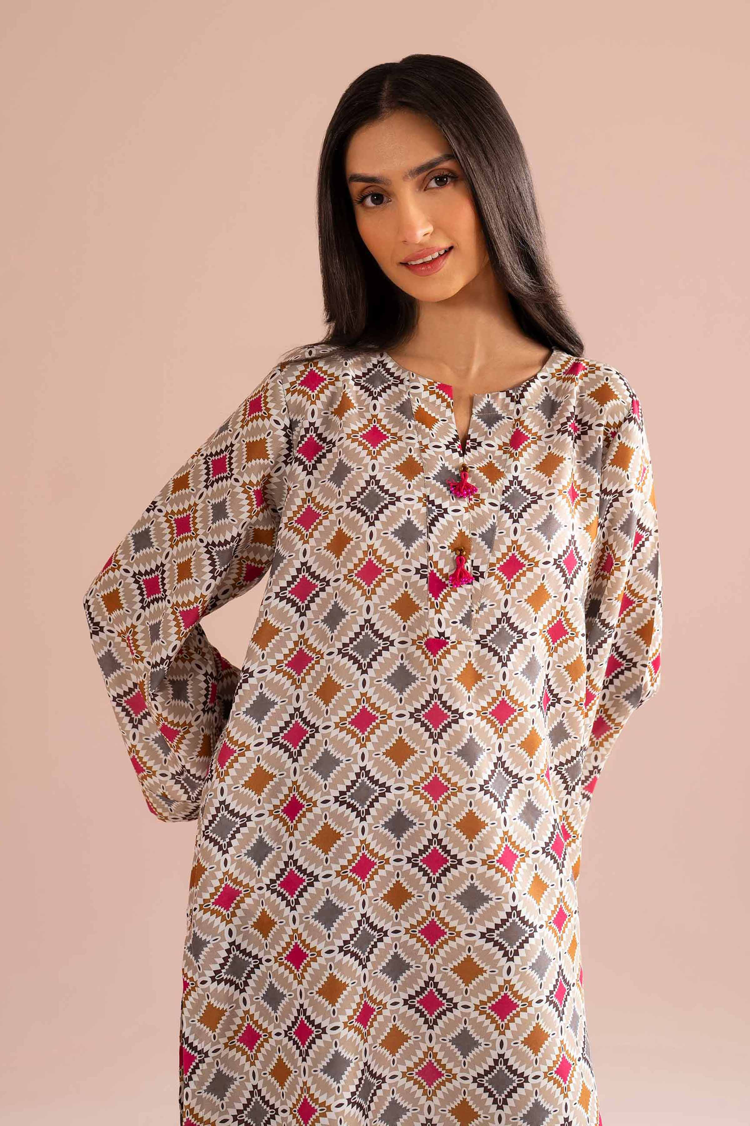 2 Piece - Printed Suit - PE26-21 - Image 2
