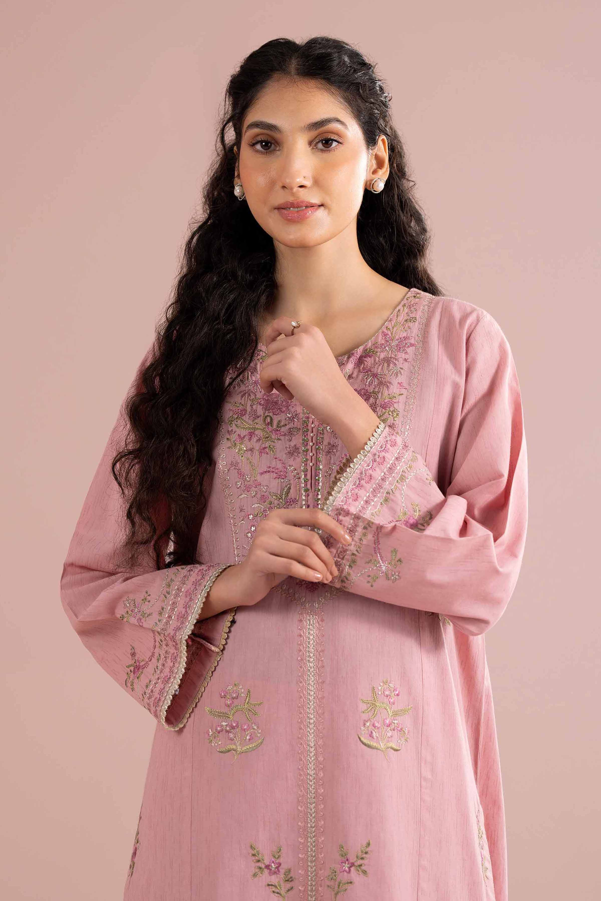 2 Piece - Embroidered Suit - PE26-231 - Image 2
