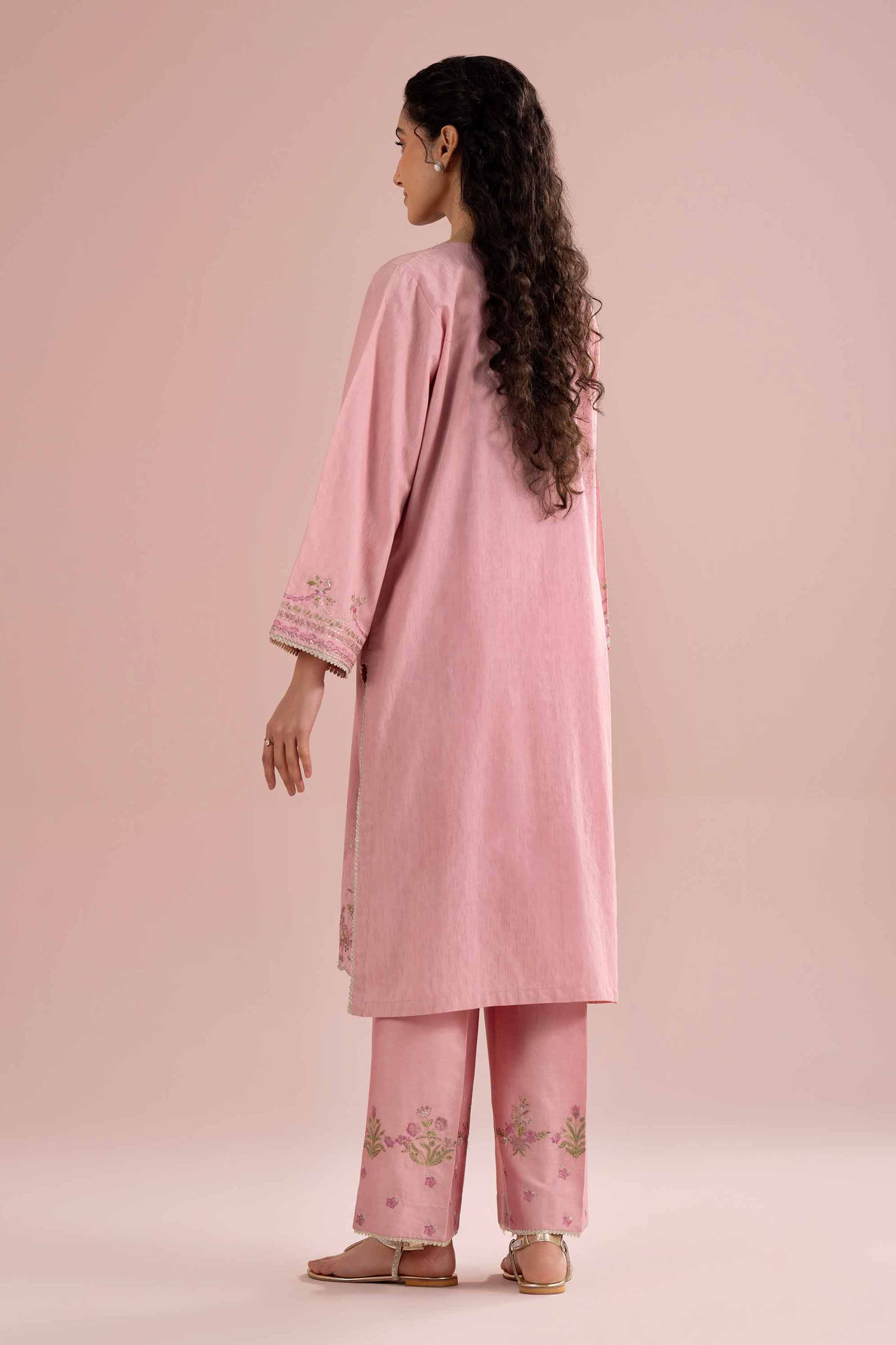 2 Piece - Embroidered Suit - PE26-231 - Image 4