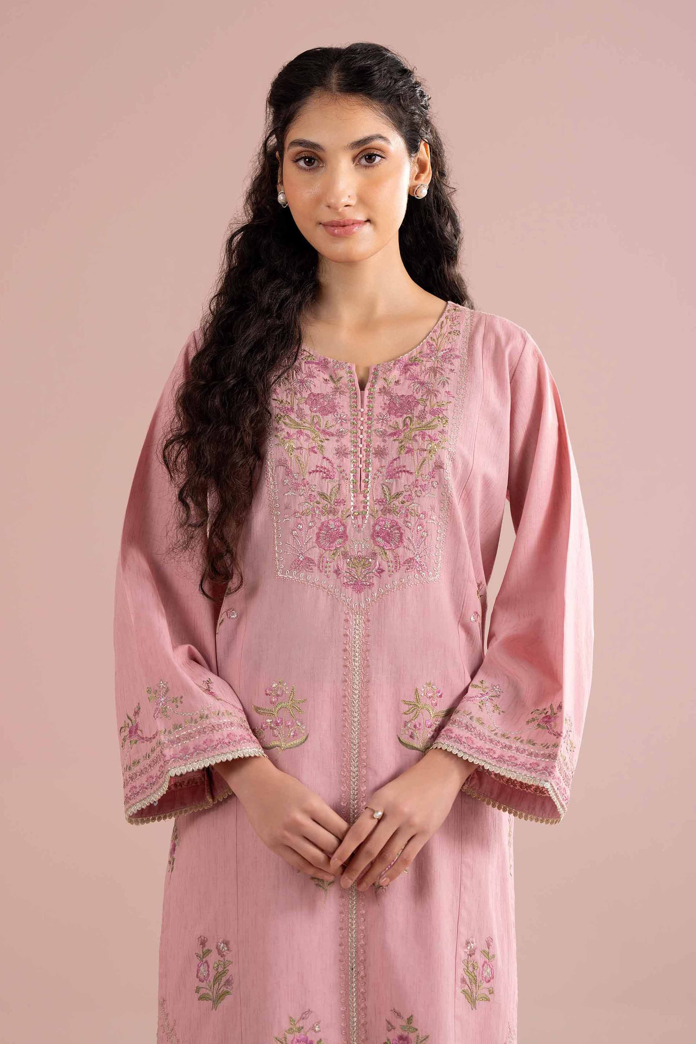 2 Piece - Embroidered Suit - PE26-231 - Image 7