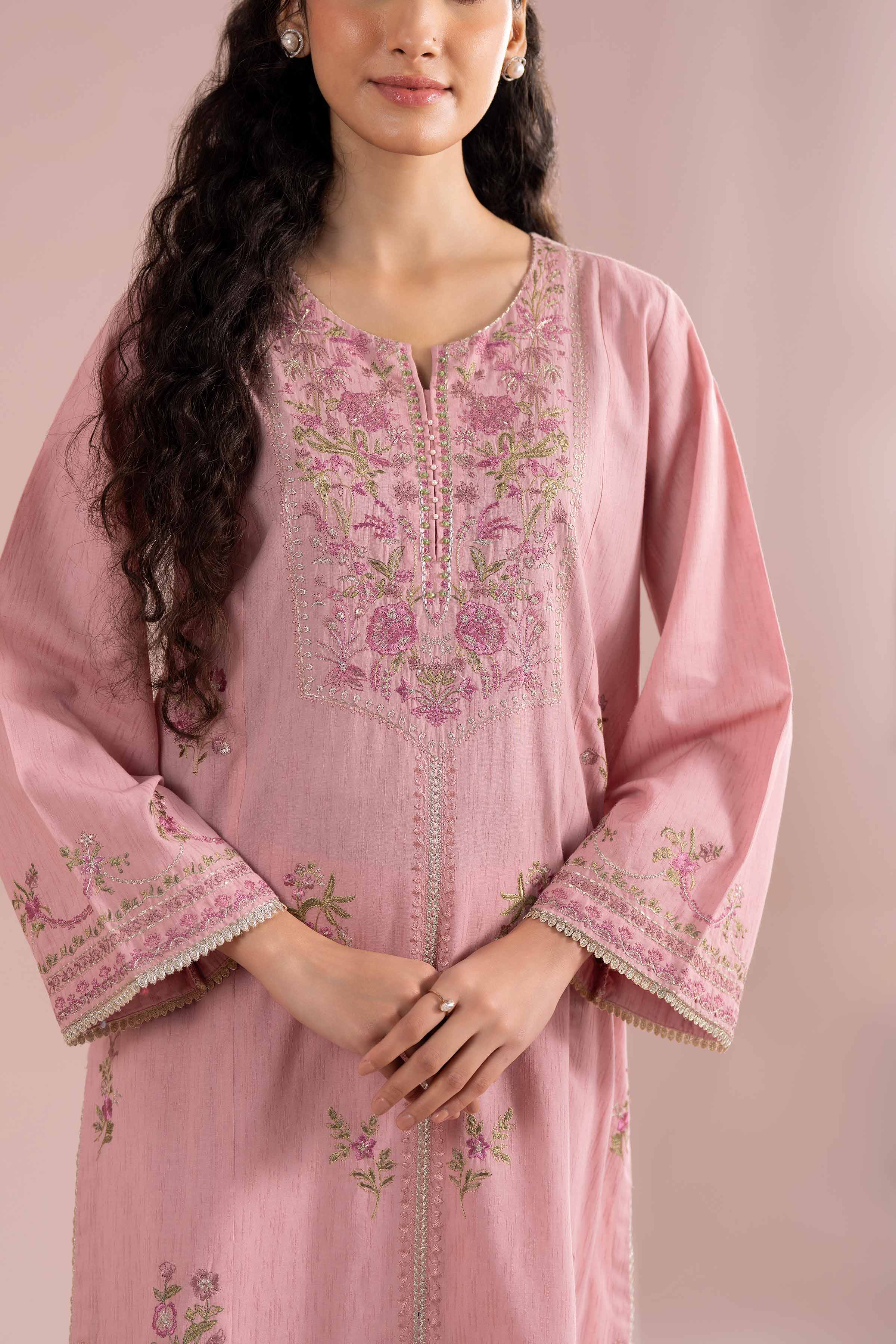 2 Piece - Embroidered Suit - PE26-231 - Image 8
