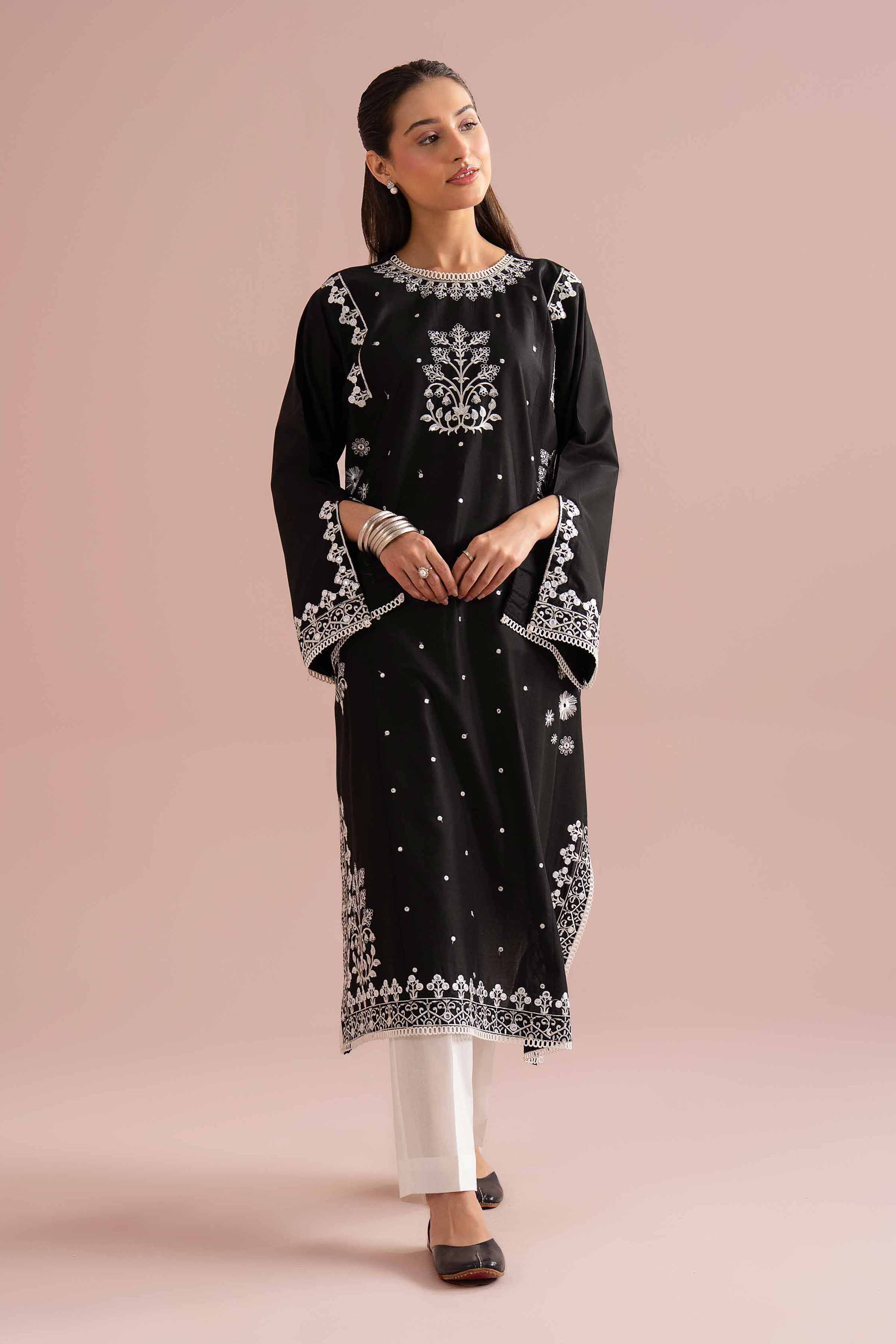 2 Piece - Embroidered Suit - PE26-238 - Image 5