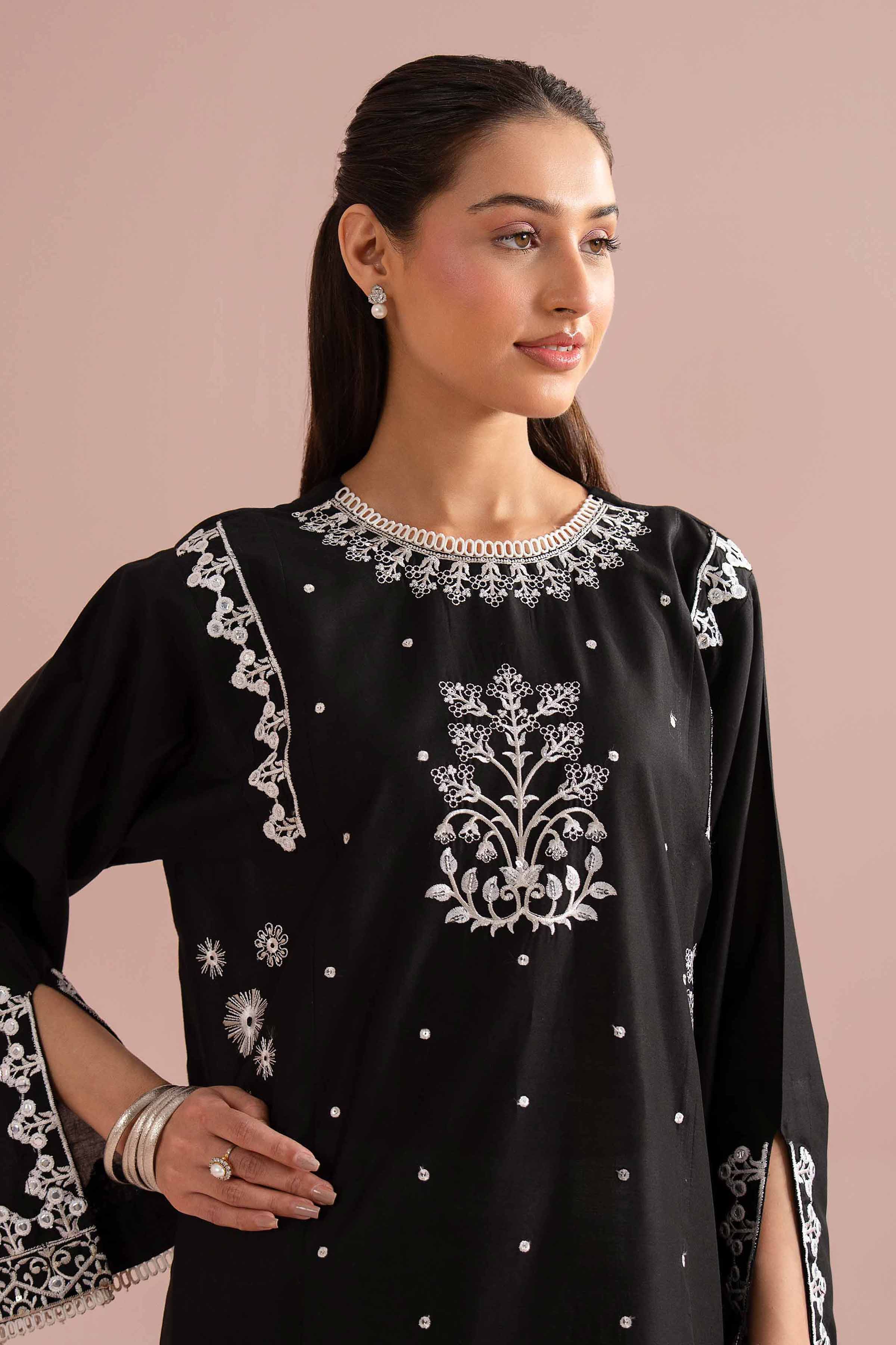 2 Piece - Embroidered Suit - PE26-238 - Image 6