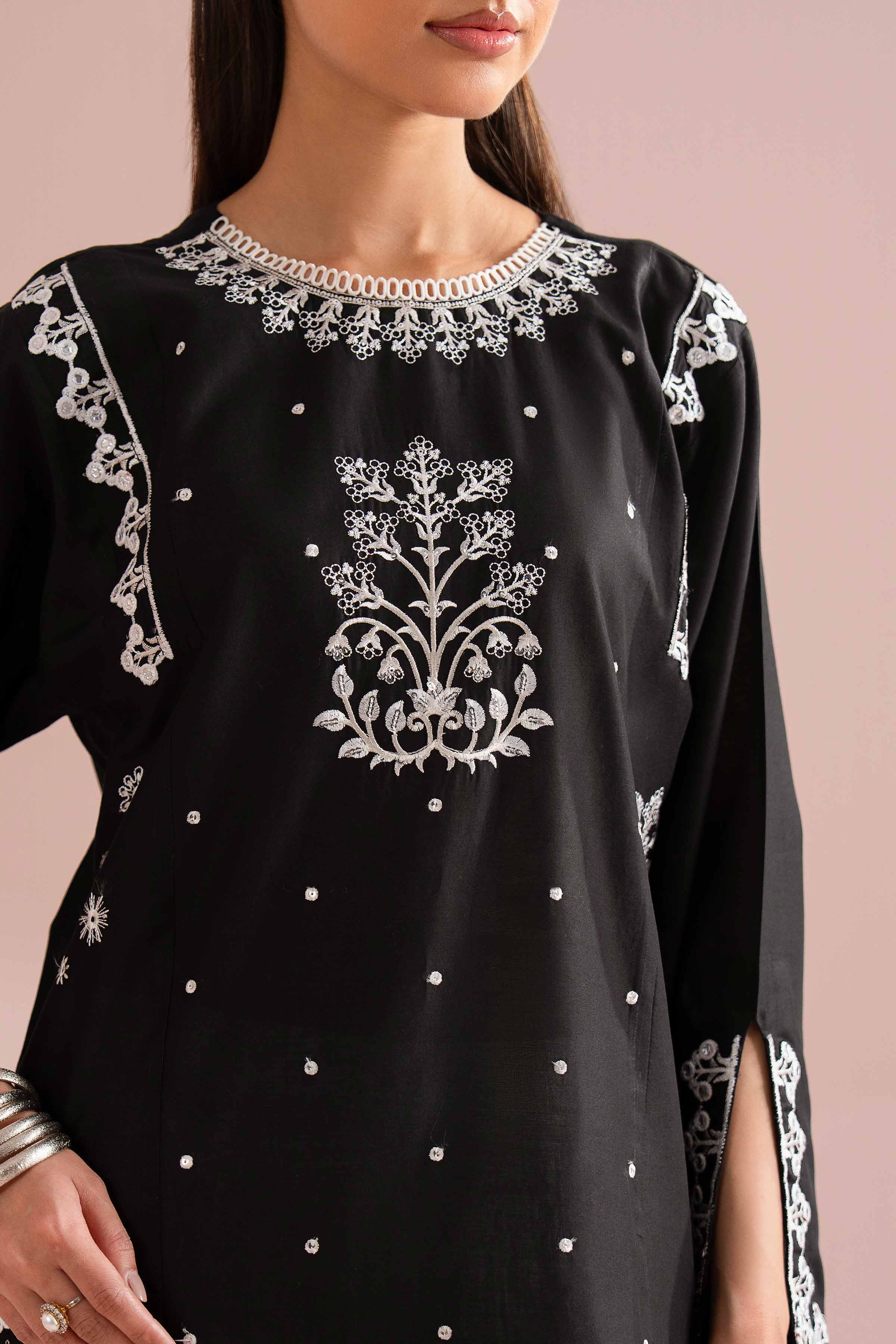2 Piece - Embroidered Suit - PE26-238 - Image 7