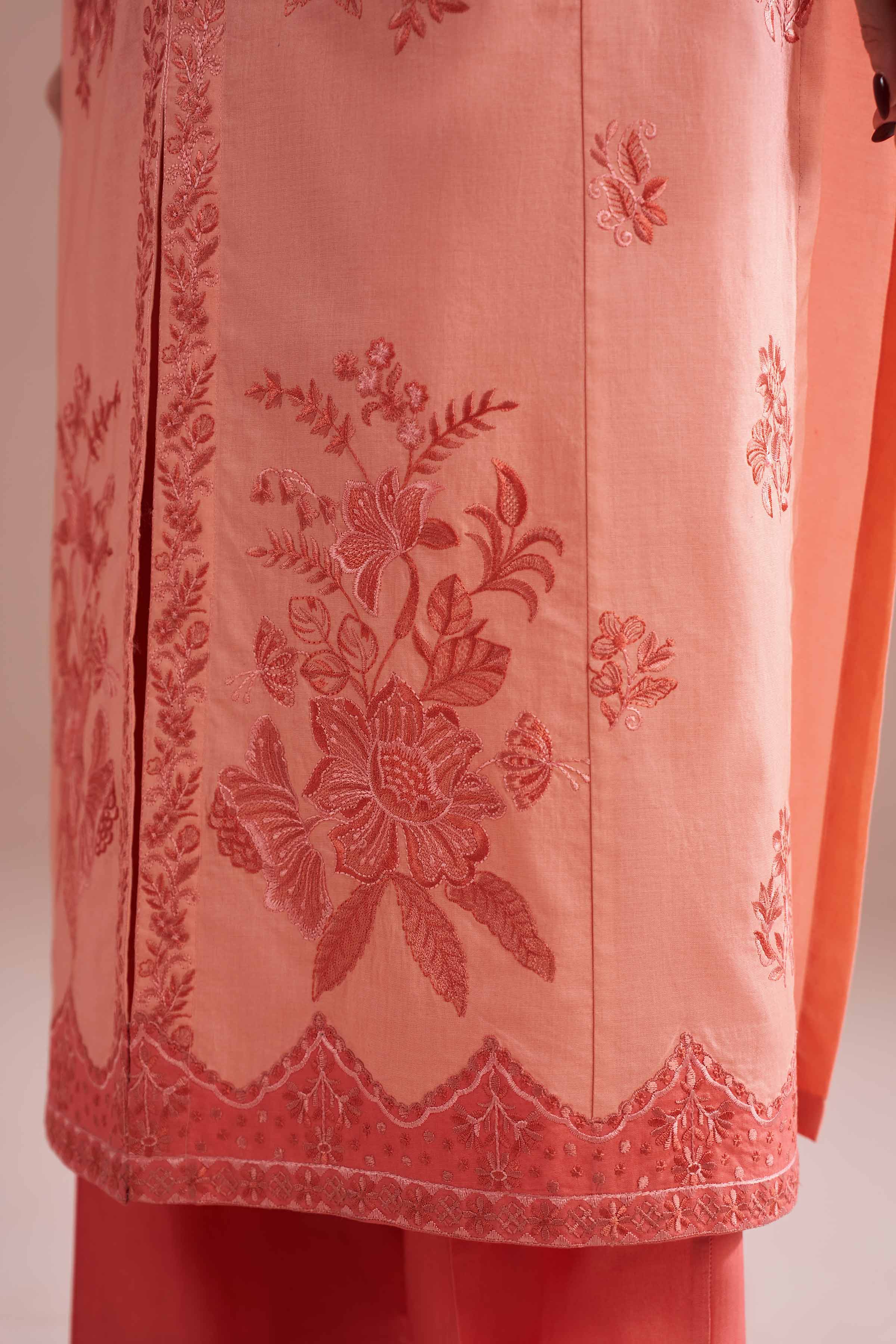 2 Piece - Embroidered Suit - PE26-240 - Image 7