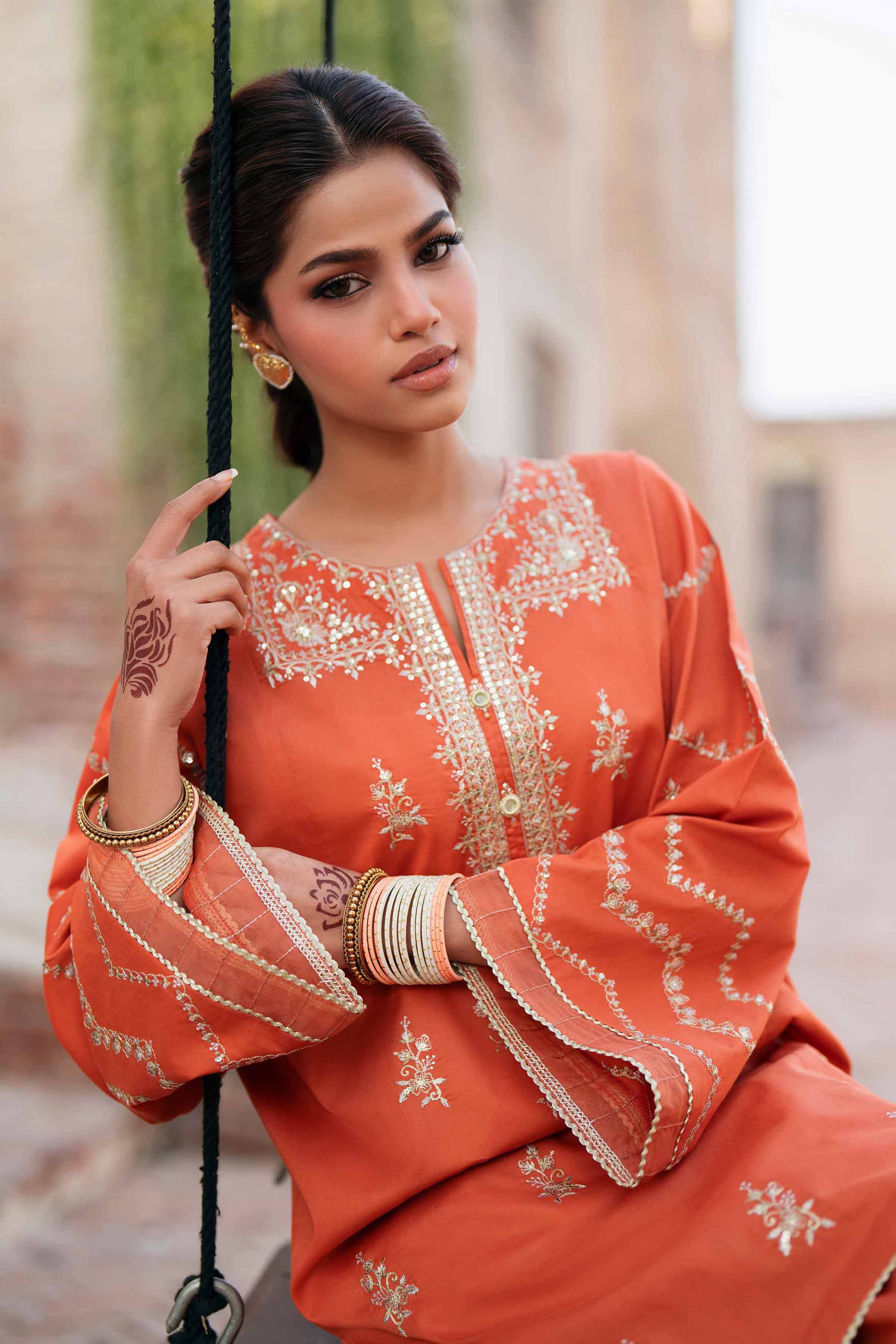 2 Piece - Embroidered Suit - PE26-243 - Image 2