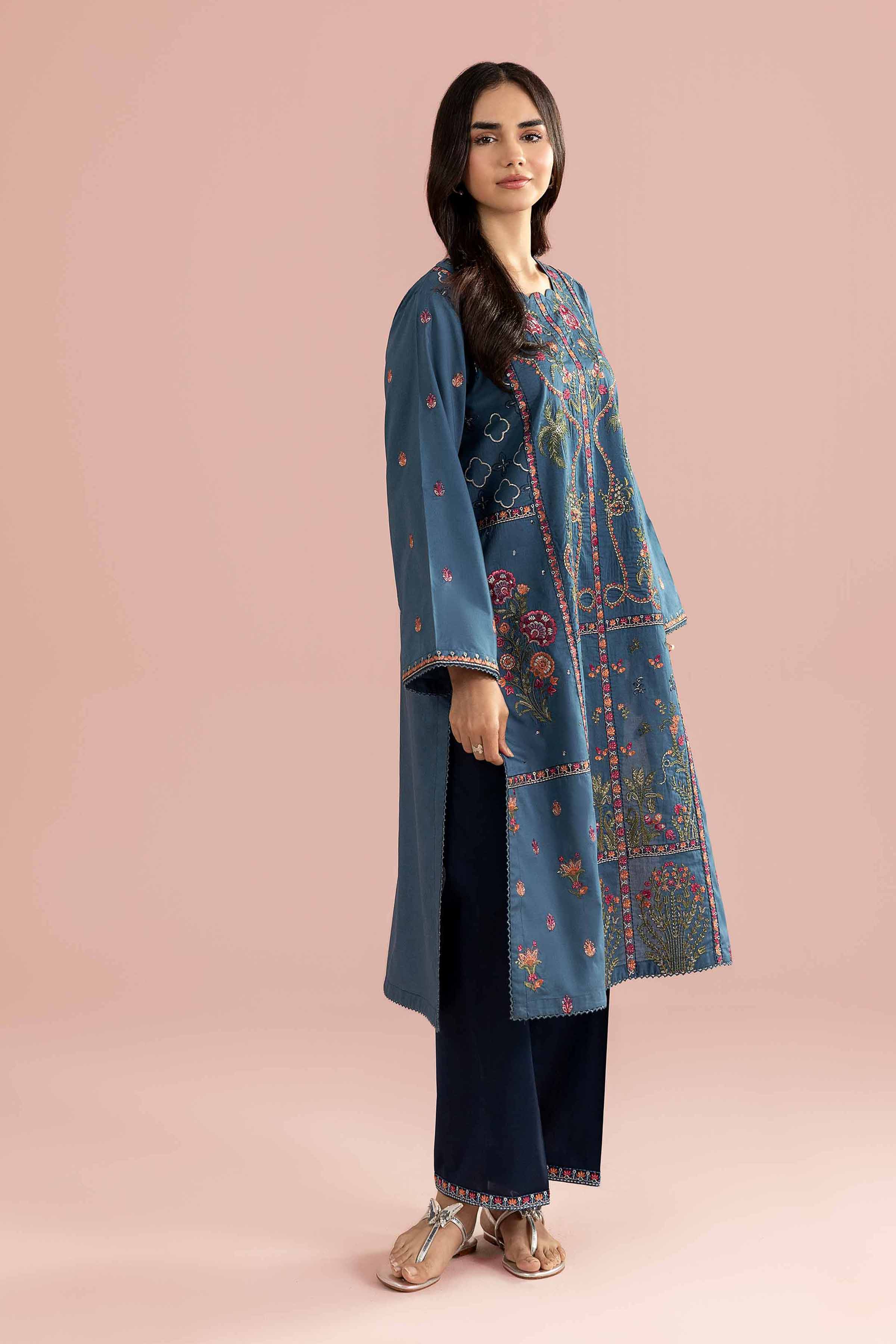 2 Piece - Embroidered Suit - PE26-244 - Image 6