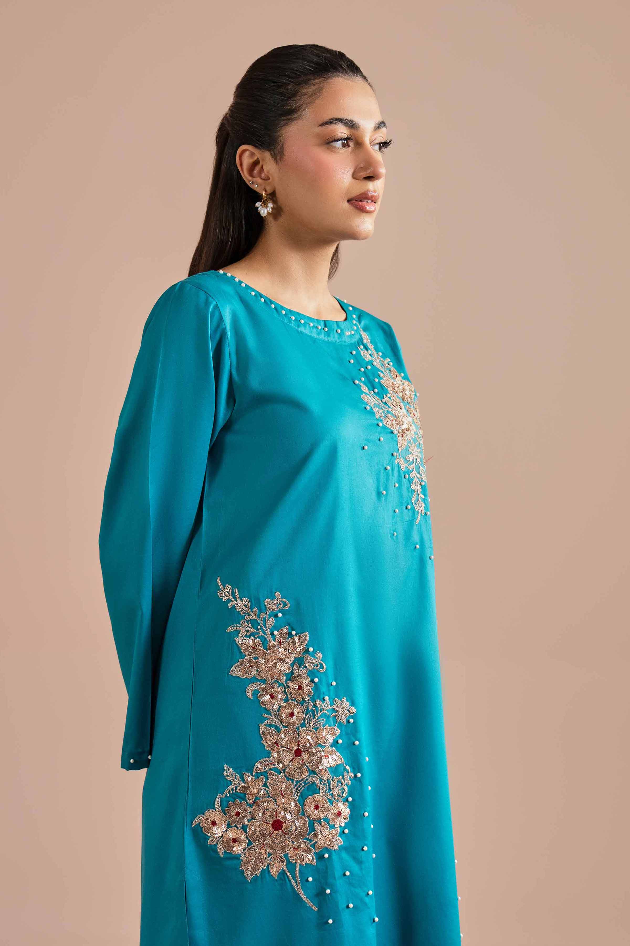 2 Piece - Embroidered Suit - PE26-246