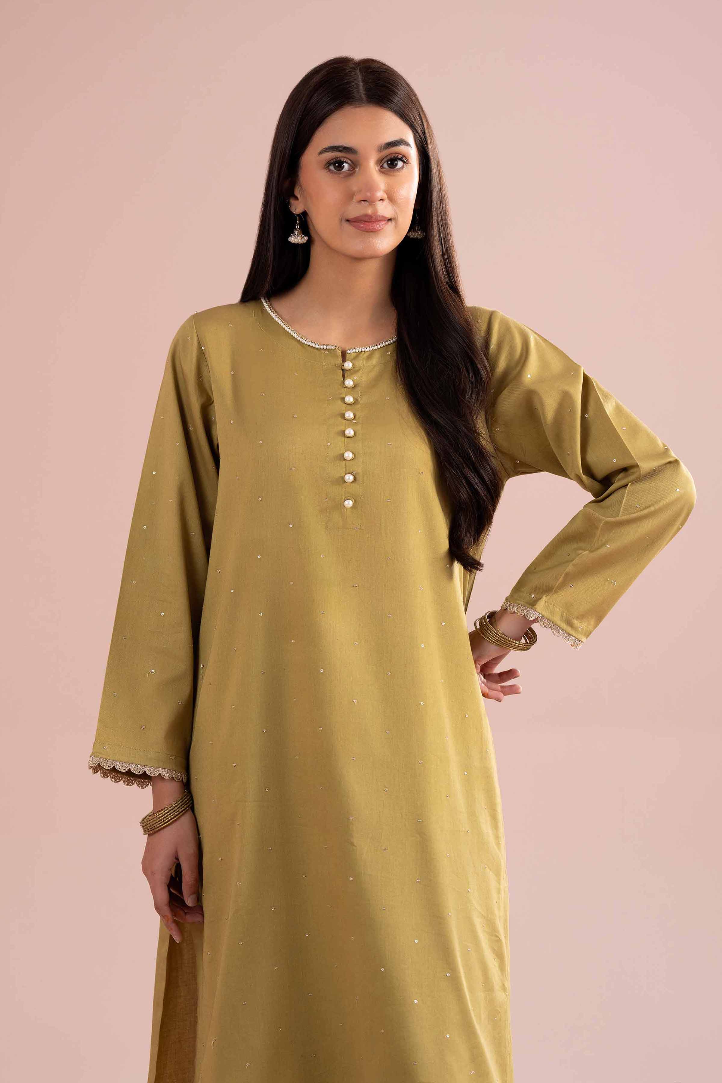 2 Piece - Embroidered Suit - PE26-247 - Image 7