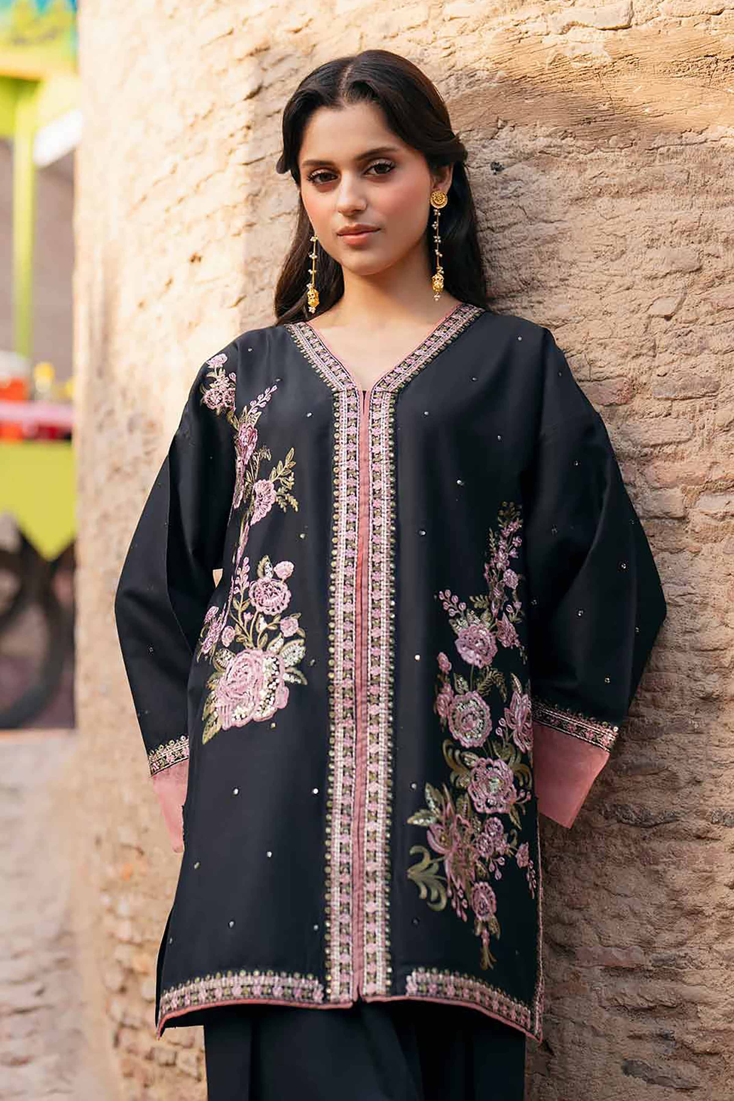 2 Piece - Embroidered Suit - PE26-249 - Image 2