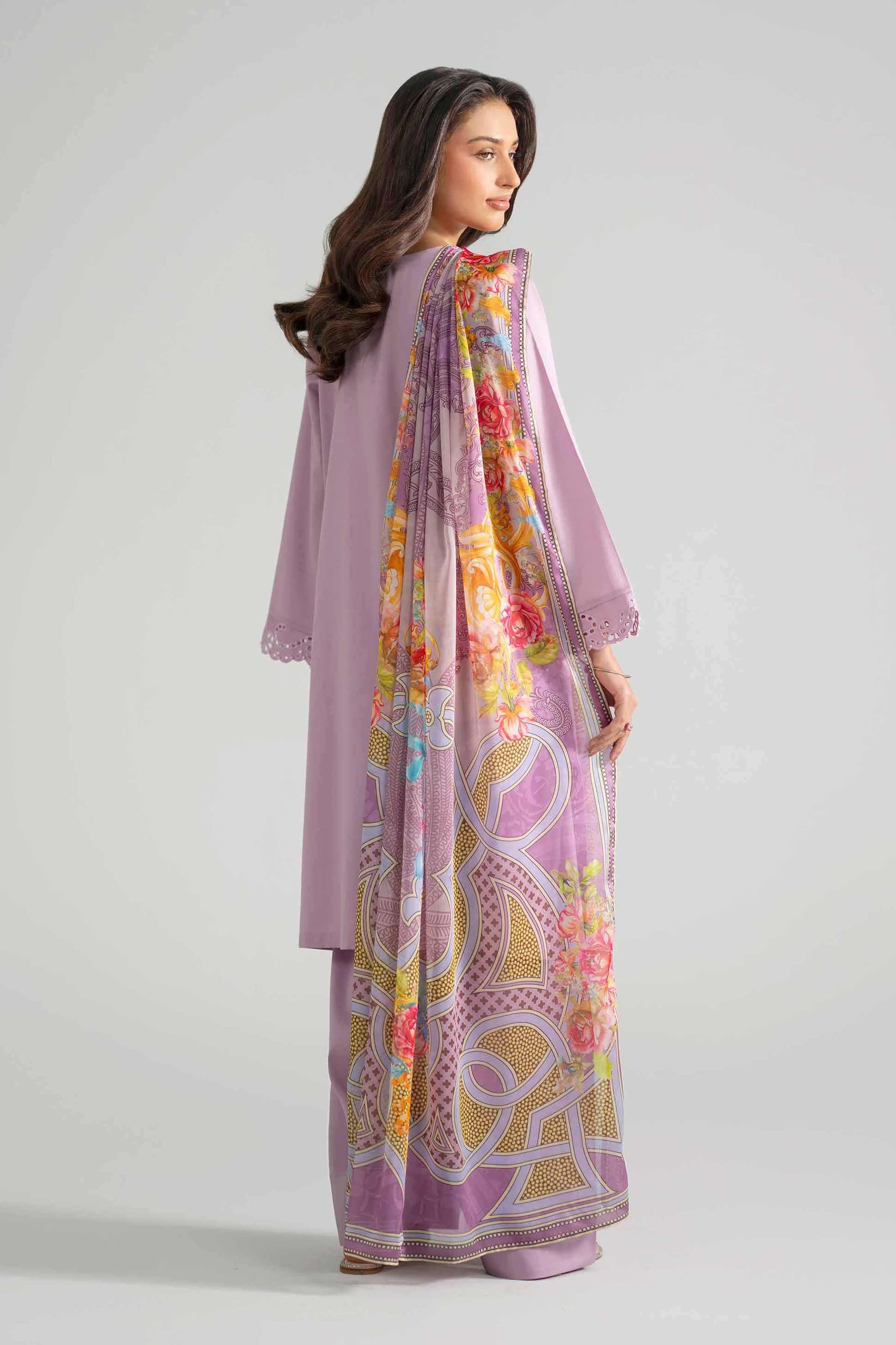 3 Piece - Embroidered Suit - PE26-322 - Image 4