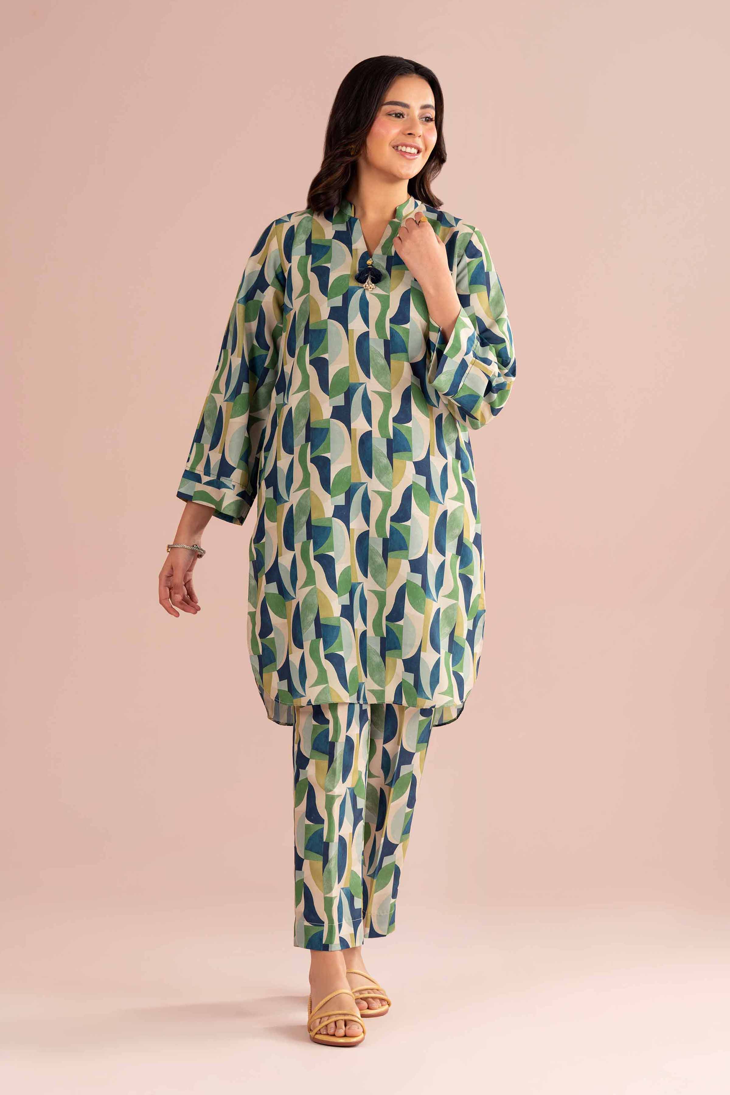 2 Piece - Printed Suit - PE26-363