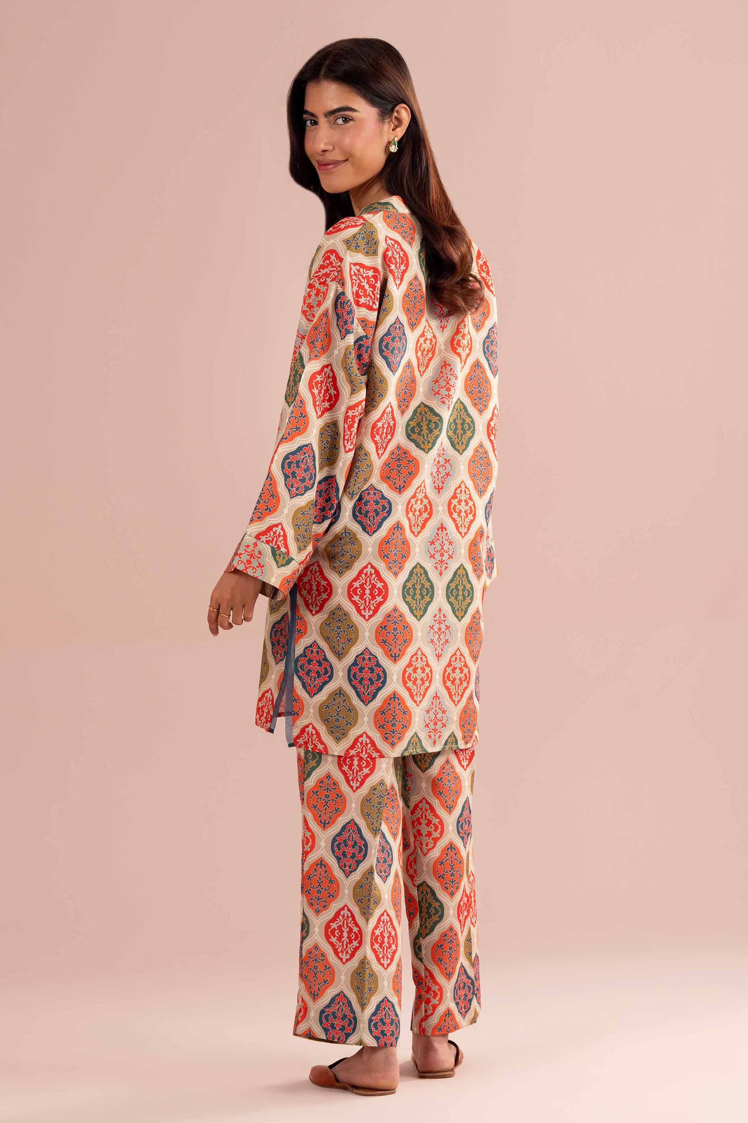 2 Piece - Printed Suit - PE26-364 - Image 4