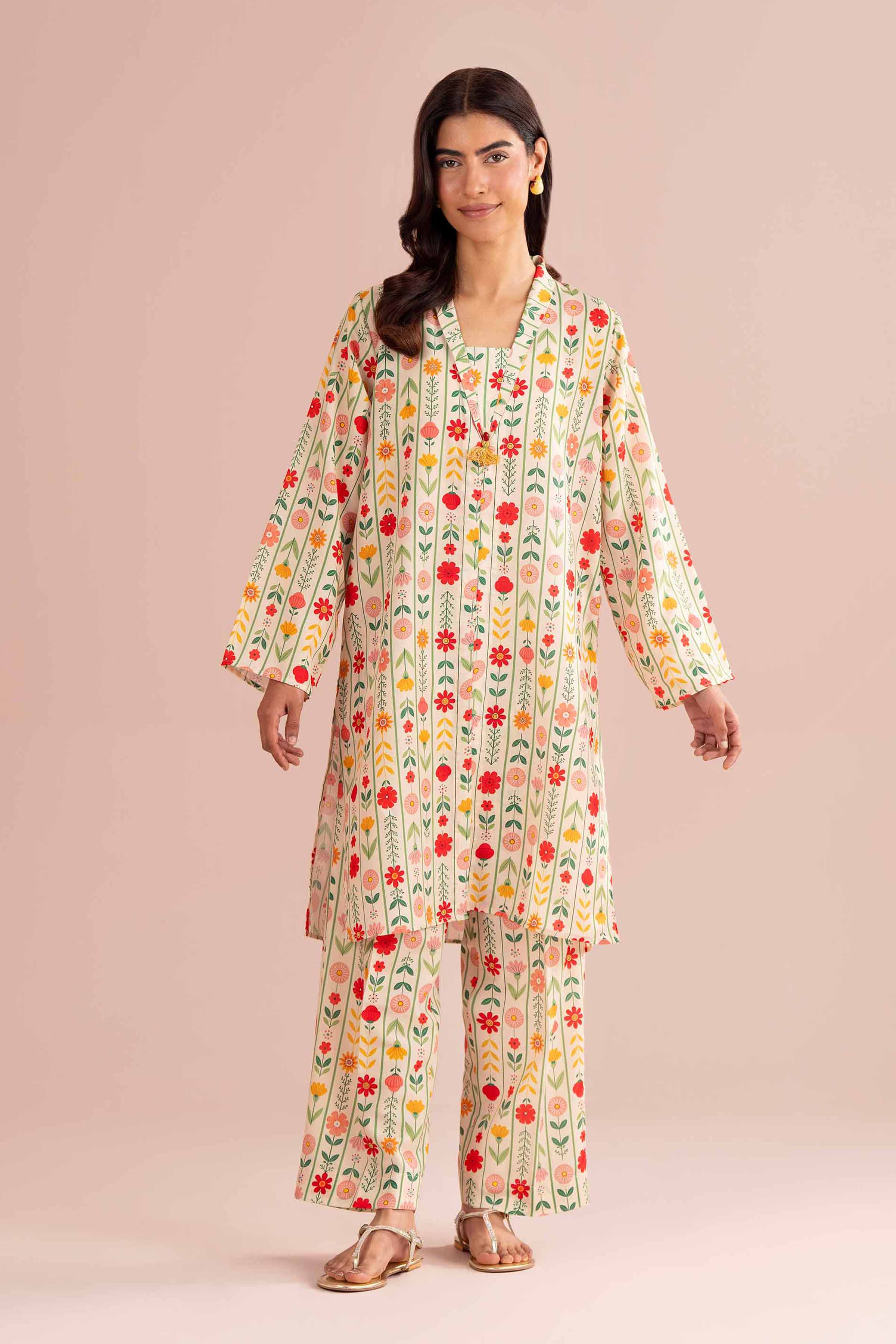 2 Piece - Printed Suit - PE26-367