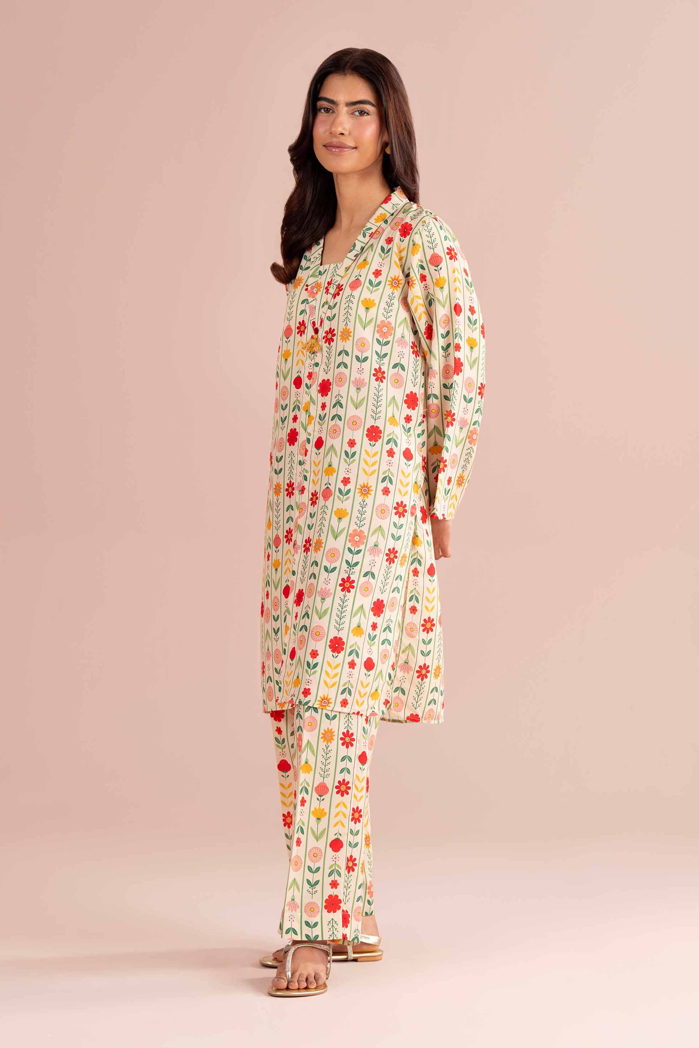 2 Piece - Printed Suit - PE26-367 - Image 4