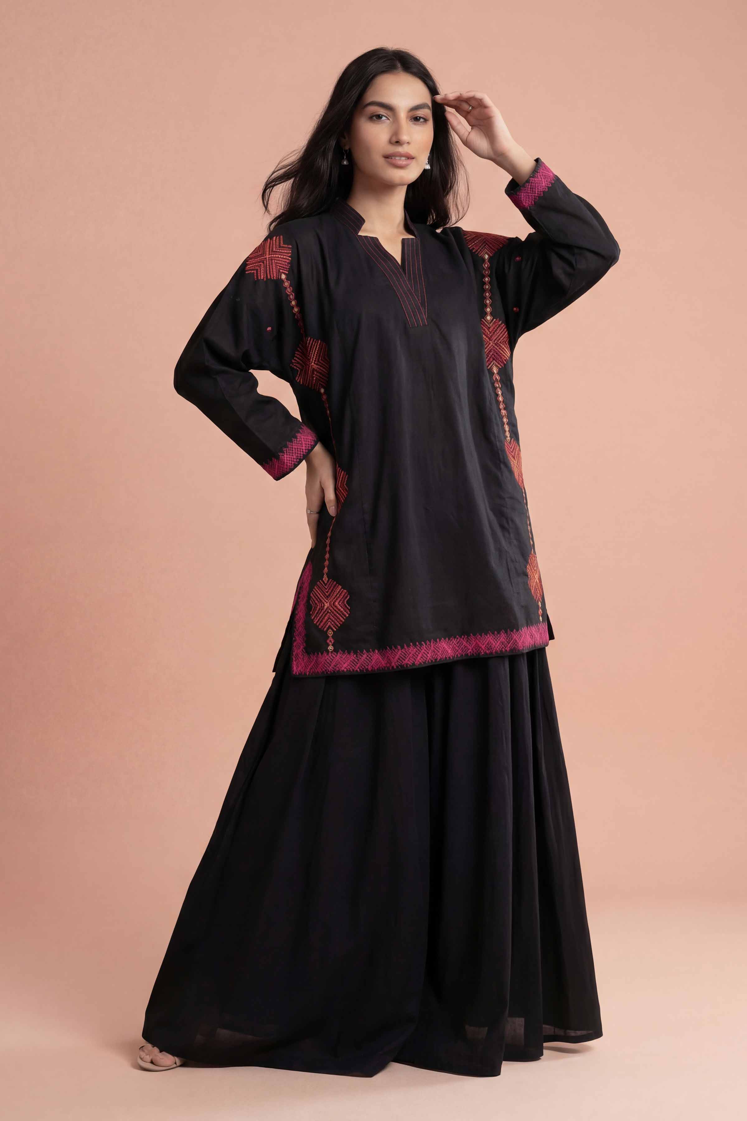 Embroidered Kurta - PE26-371 - Image 5