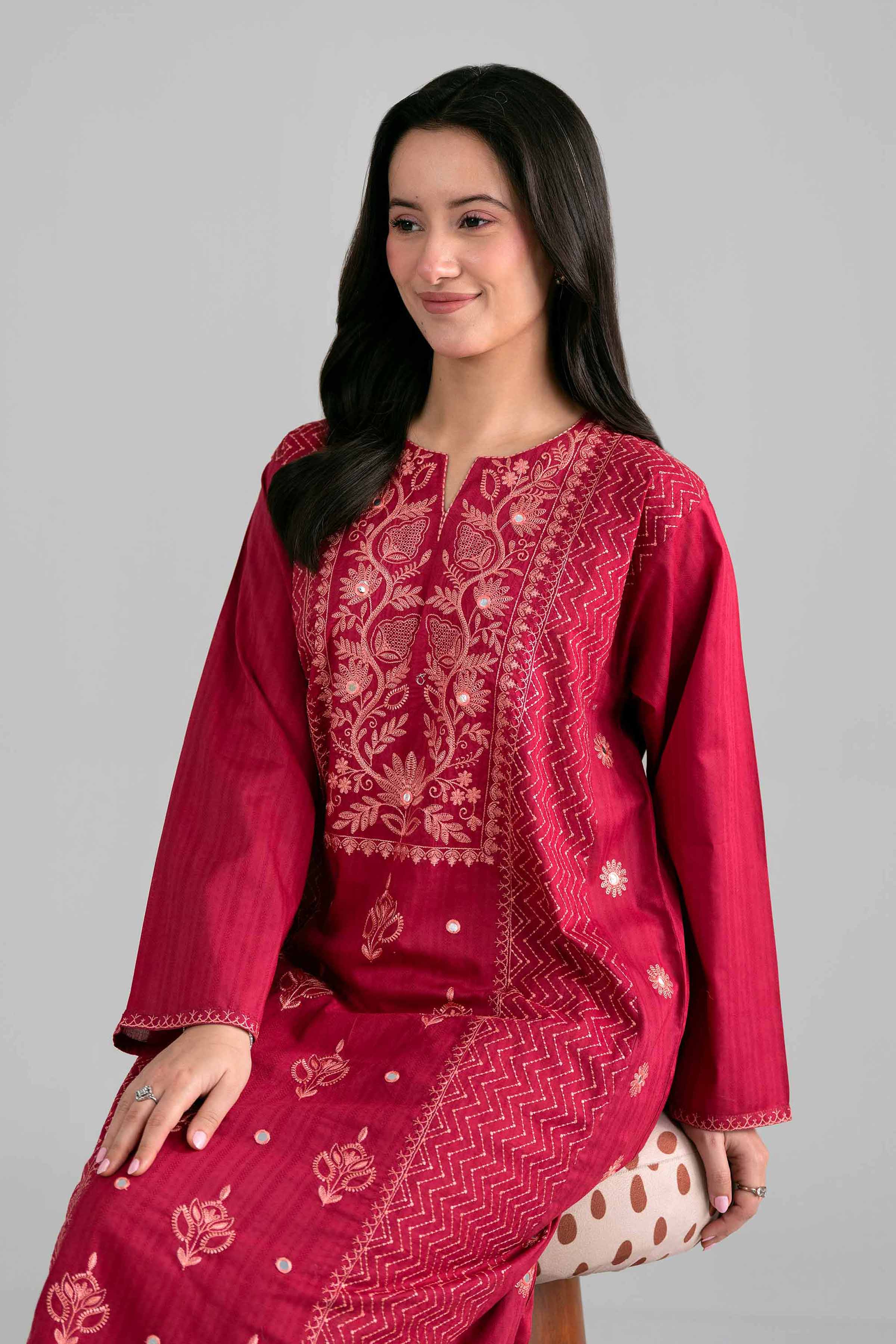 Embroidered Shirt - PE26-385 - Image 7