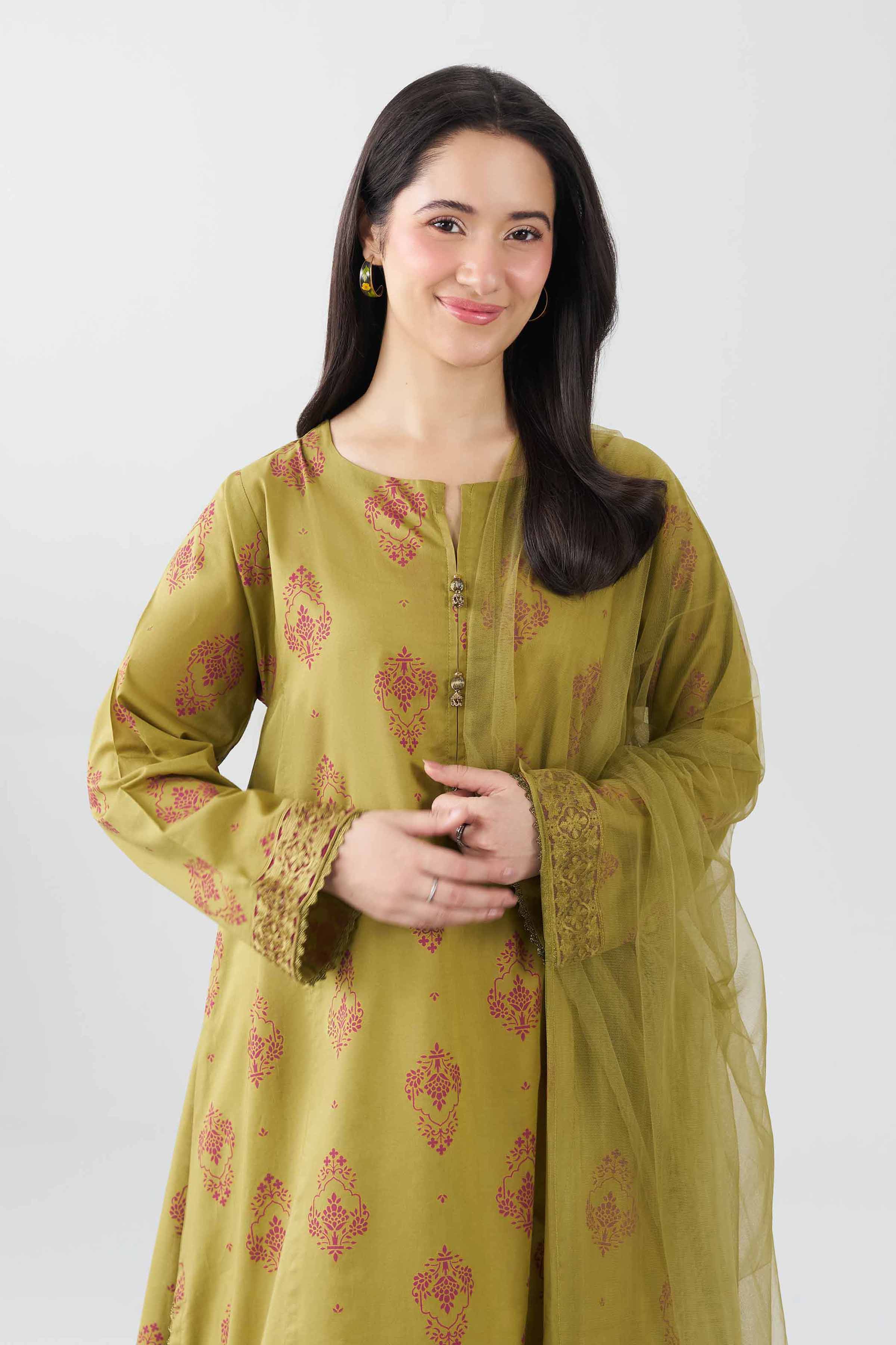 2 Piece - Embroidered Suit - PE26-439 - Image 2