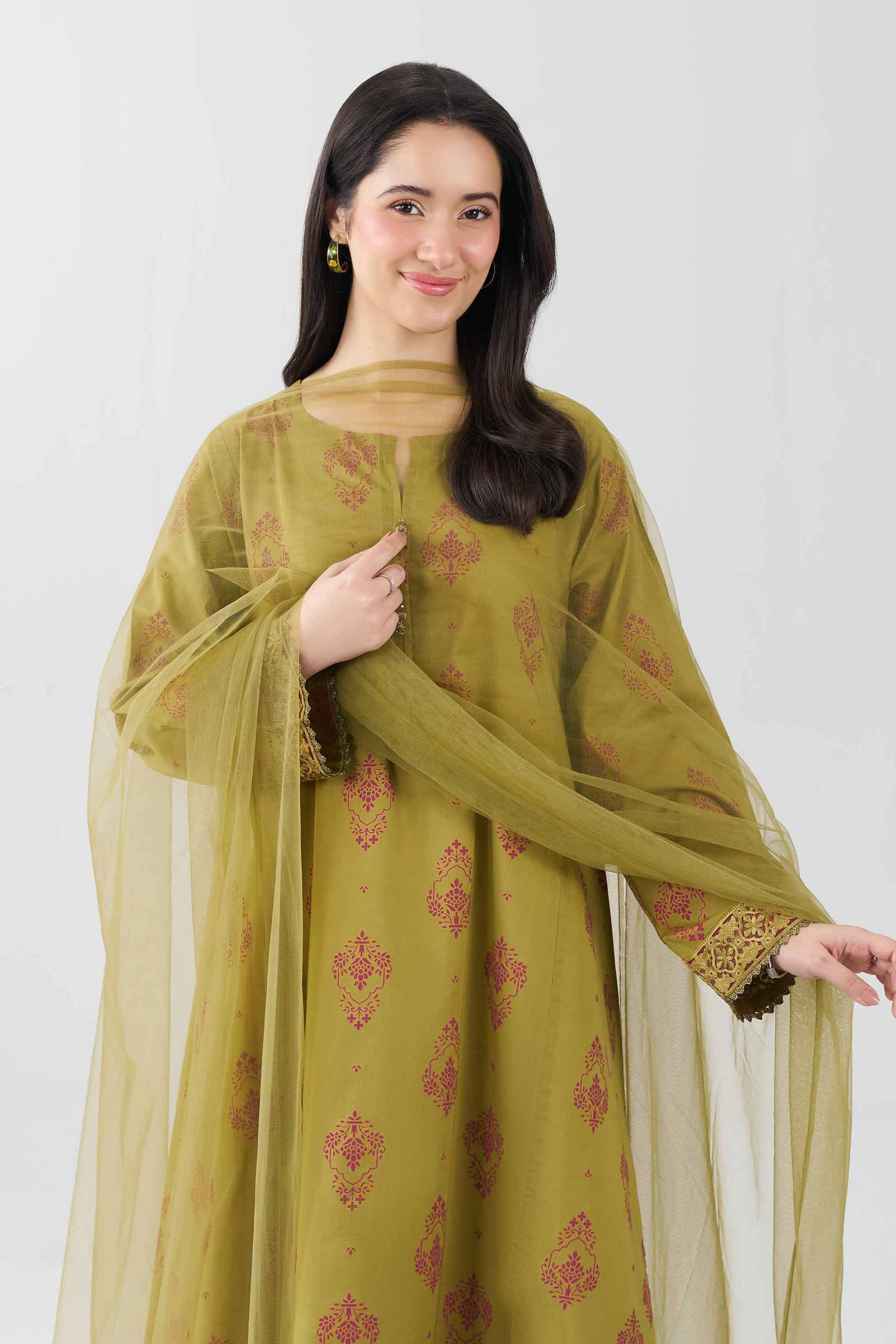 2 Piece - Embroidered Suit - PE26-439 - Image 6
