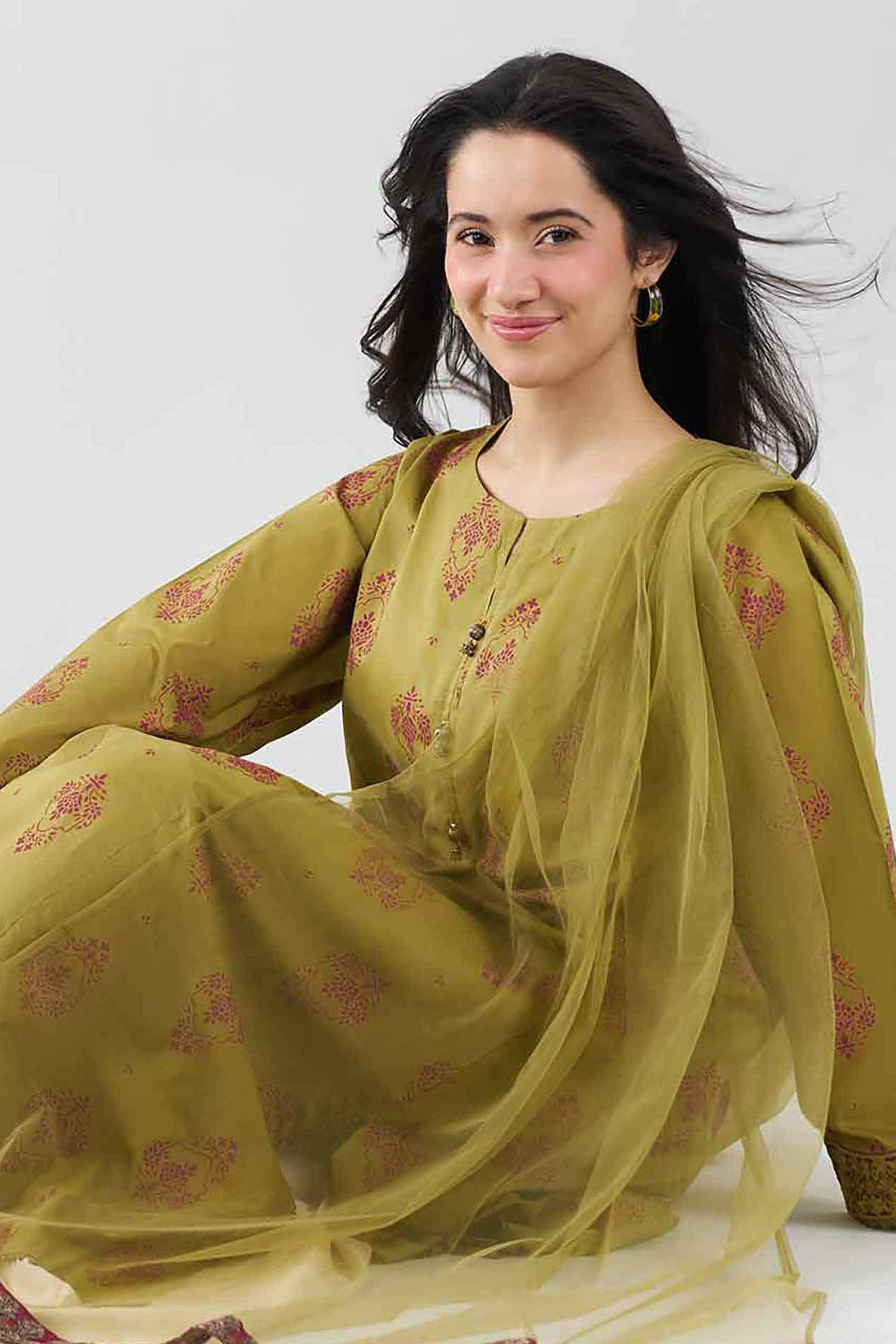 2 Piece - Embroidered Suit - PE26-439 - Image 8