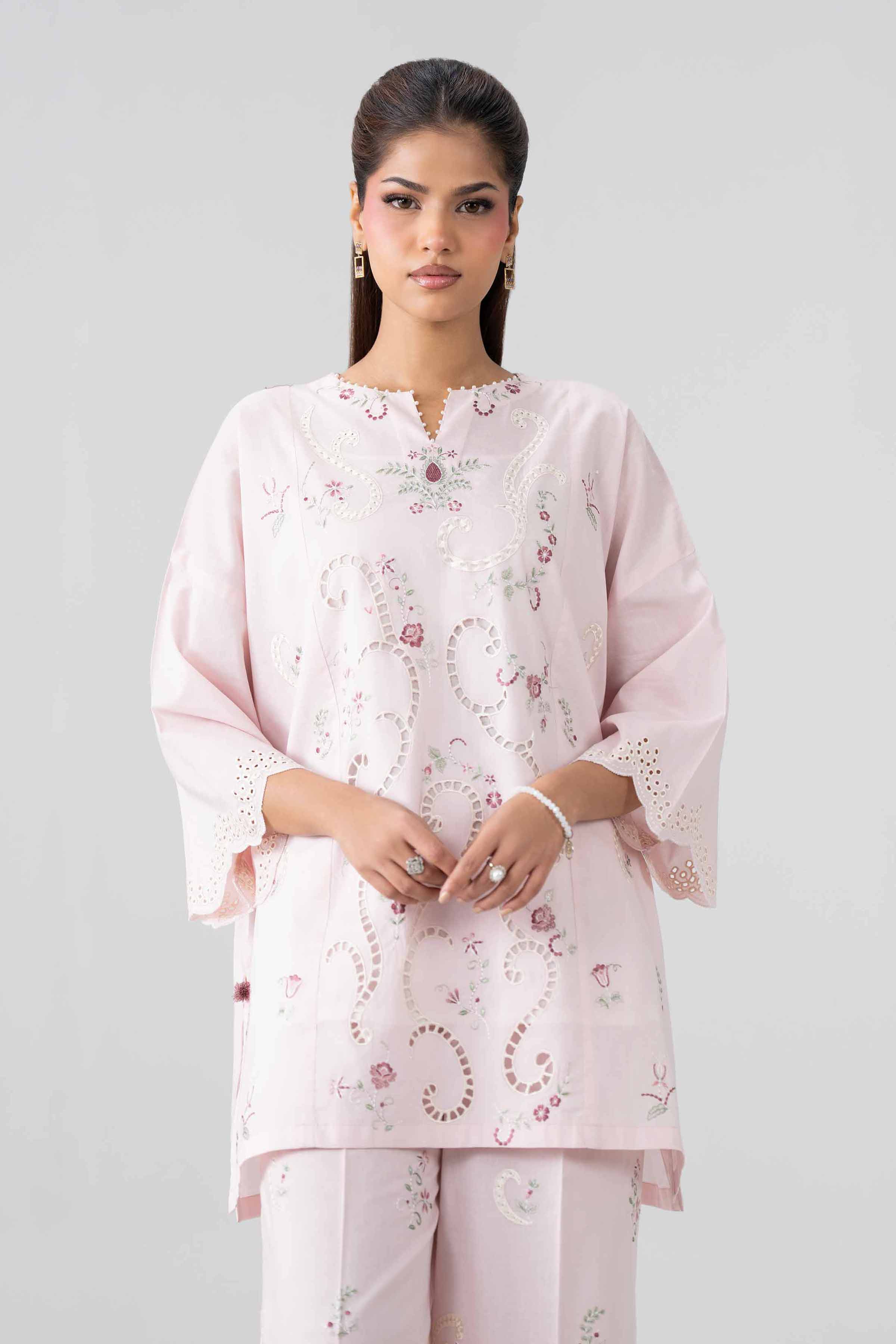 2 Piece - Embroidered Suit - PE26-453 - Image 2