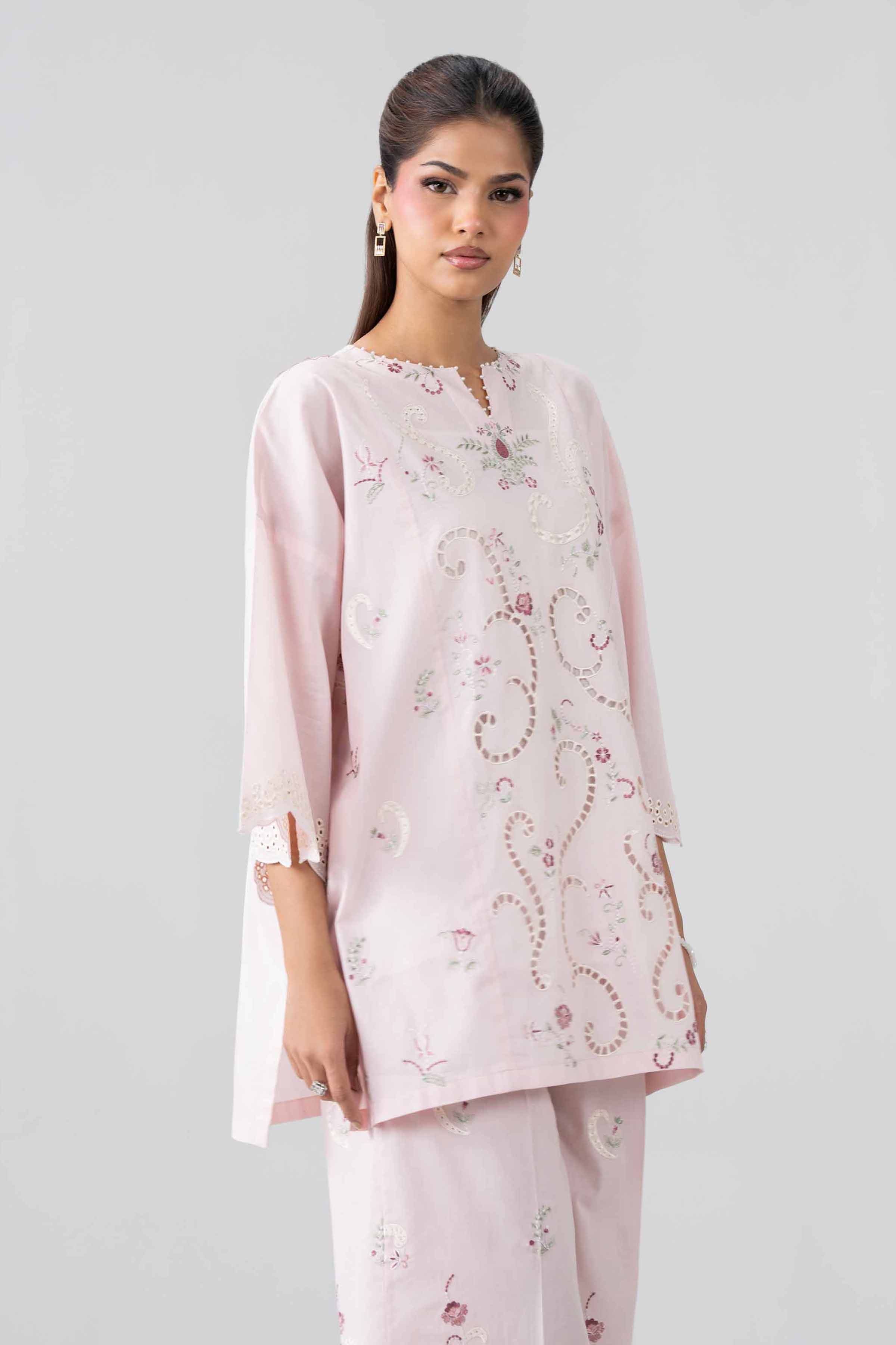 2 Piece - Embroidered Suit - PE26-453 - Image 7