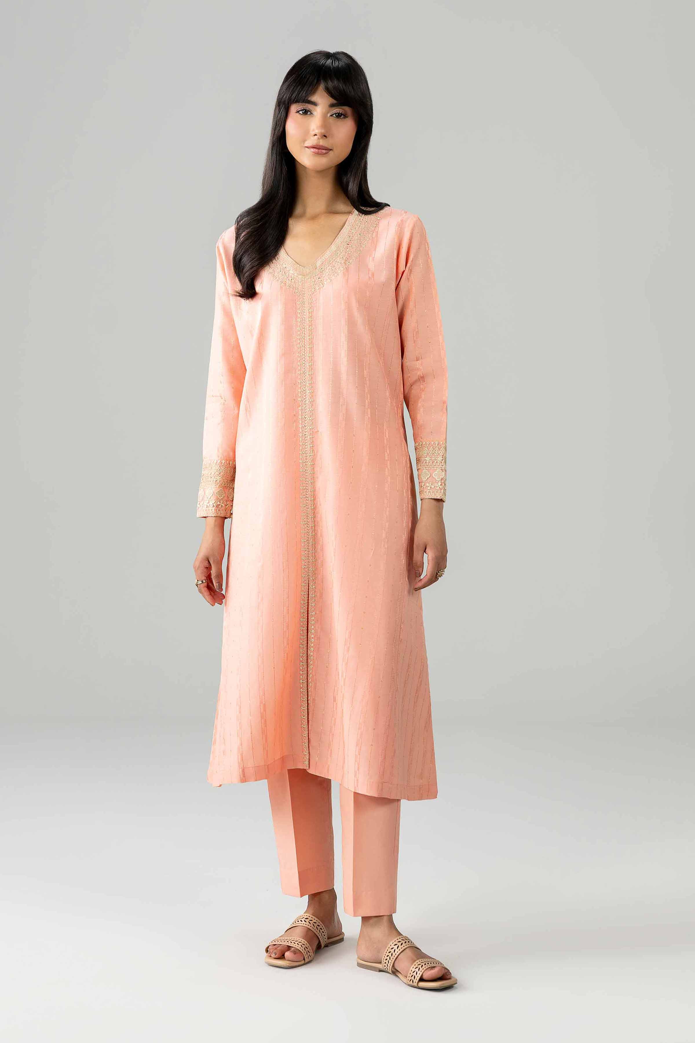2 Piece - Embroidered Suit - PE26-462 - Image 4