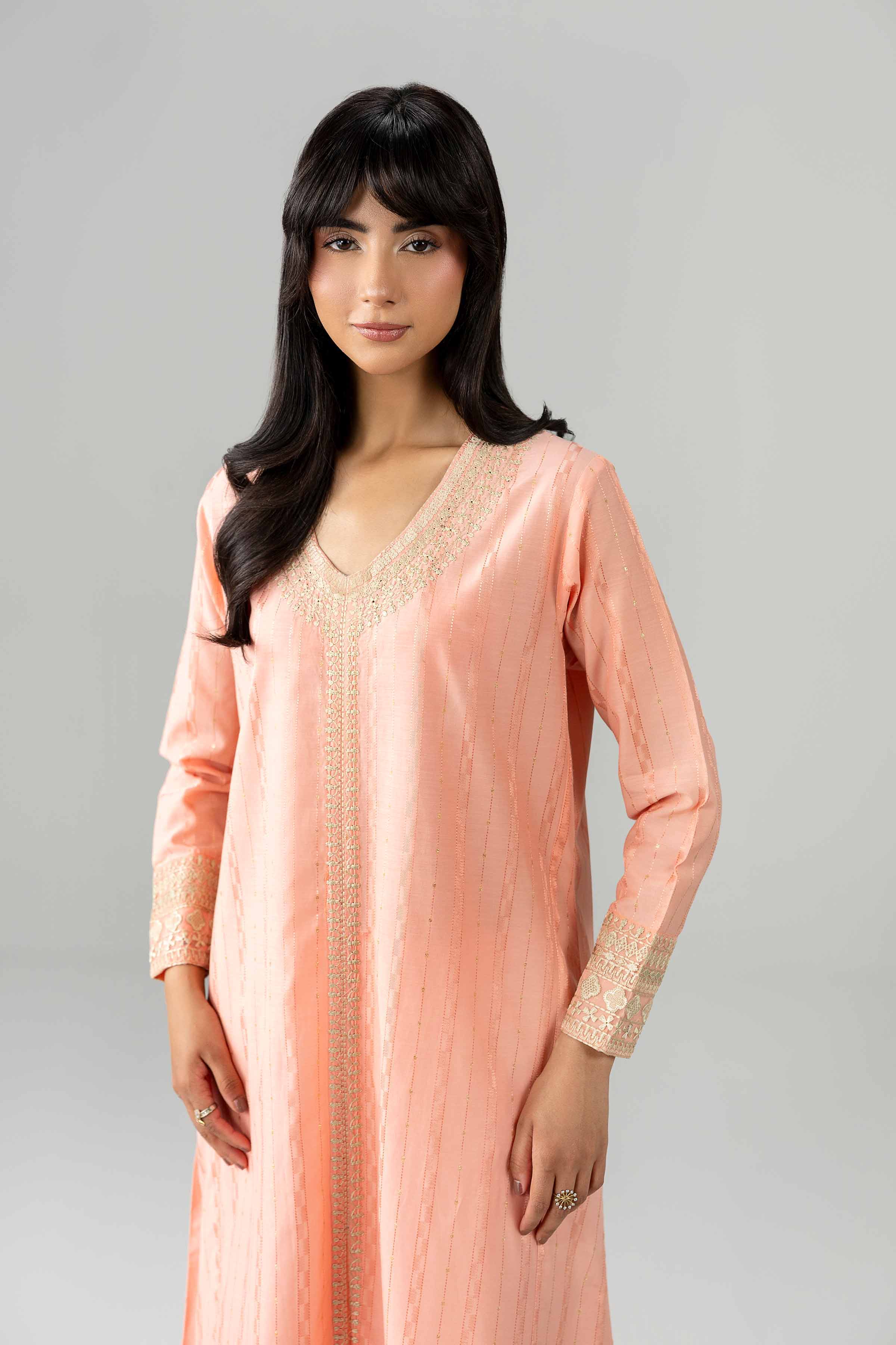 2 Piece - Embroidered Suit - PE26-462 - Image 5