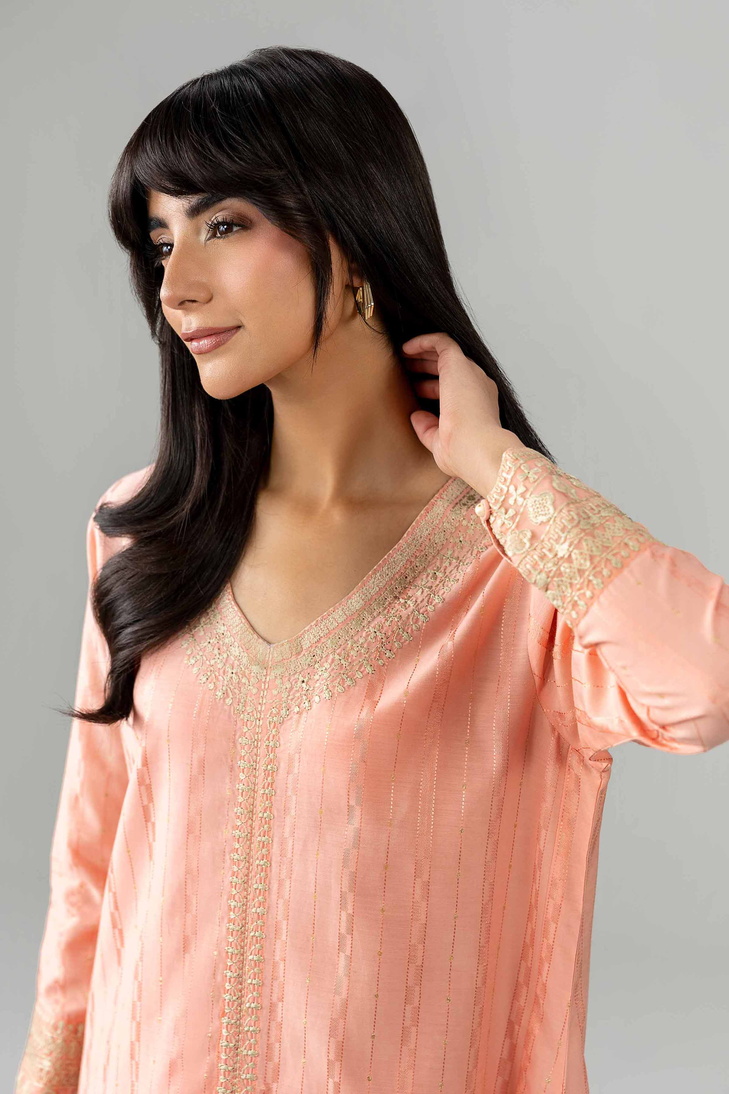 2 Piece - Embroidered Suit - PE26-462 - Image 6