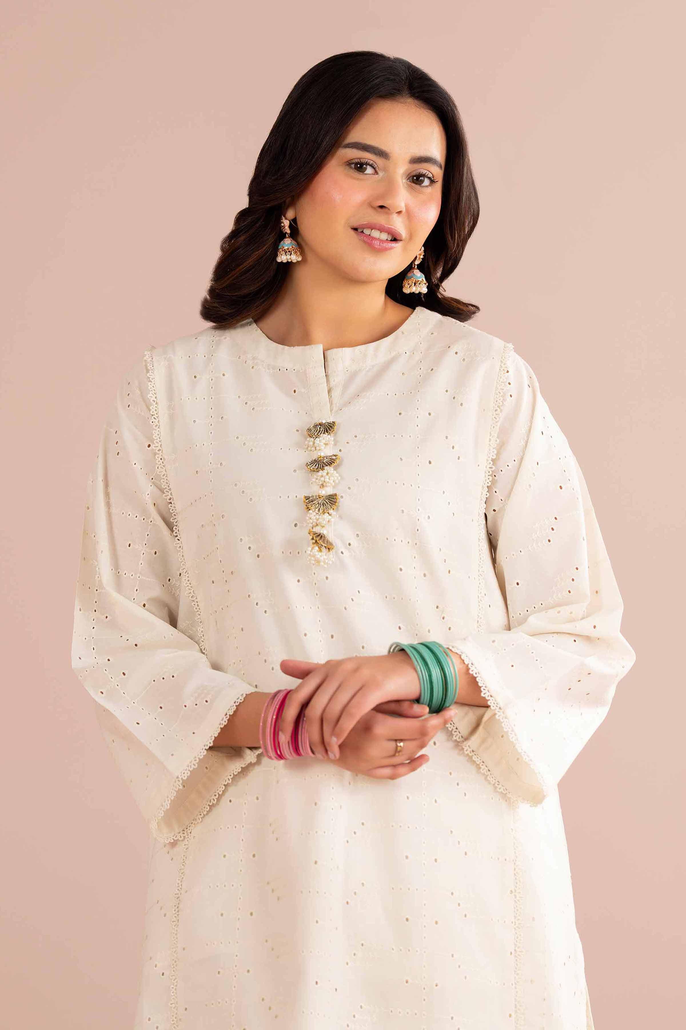 2 Piece - Embroidered Suit - PE26-472 - Image 2