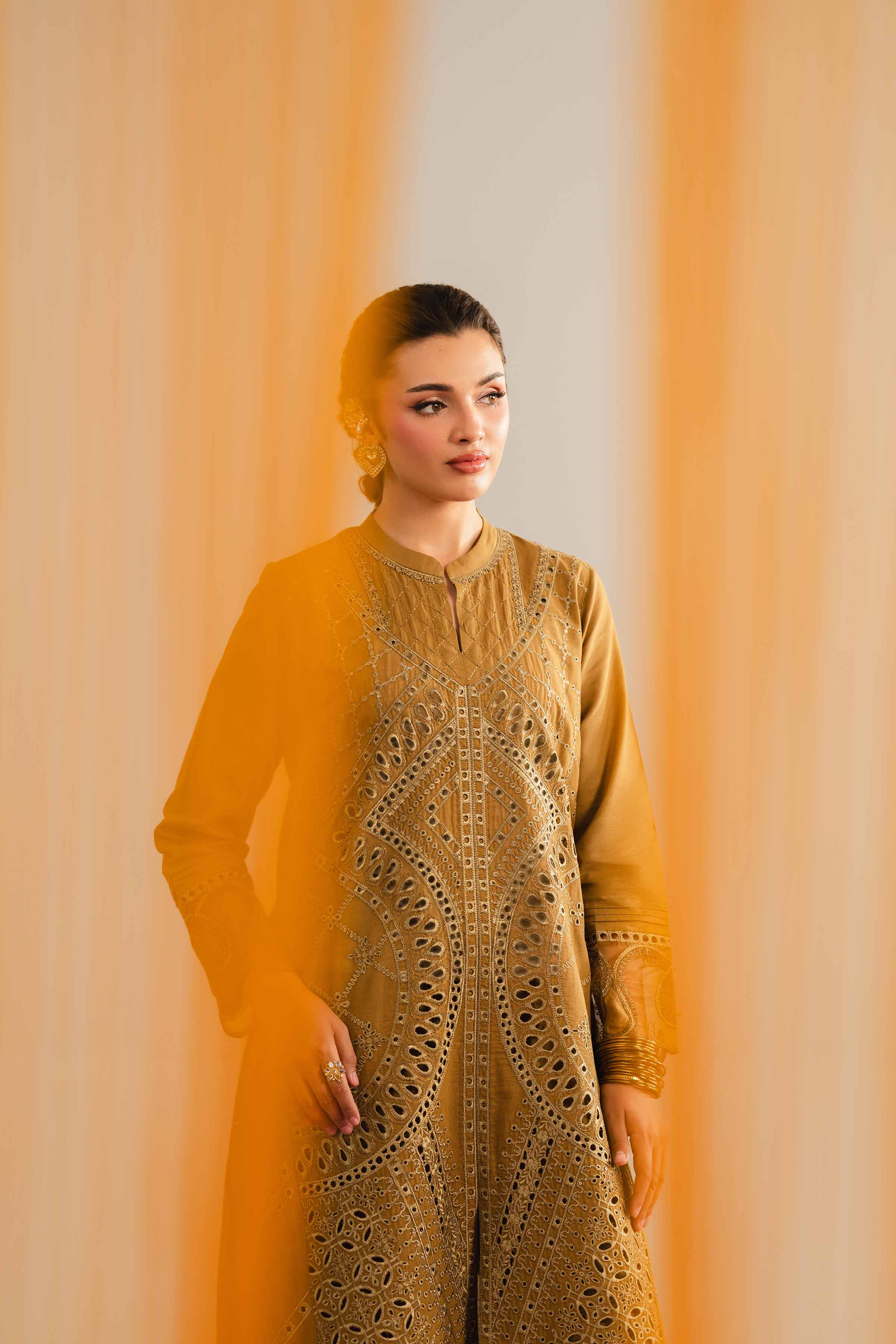 2 Piece - Embroidered Suit - PE26-52 - Image 5