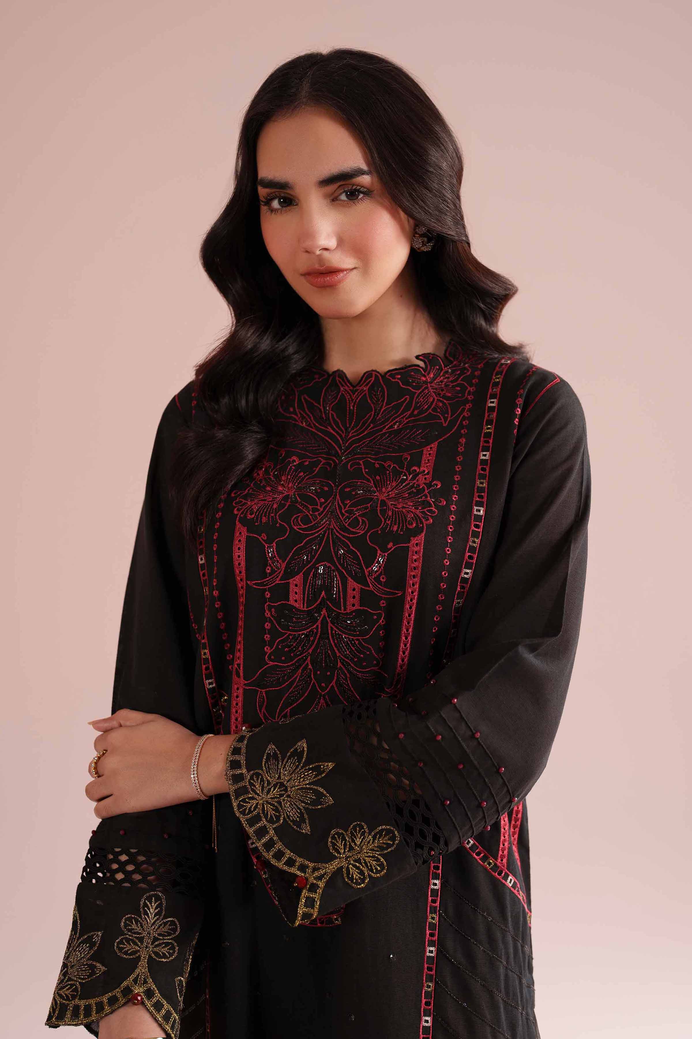 2 Piece - Embroidered Suit - PE26-53 - Image 2