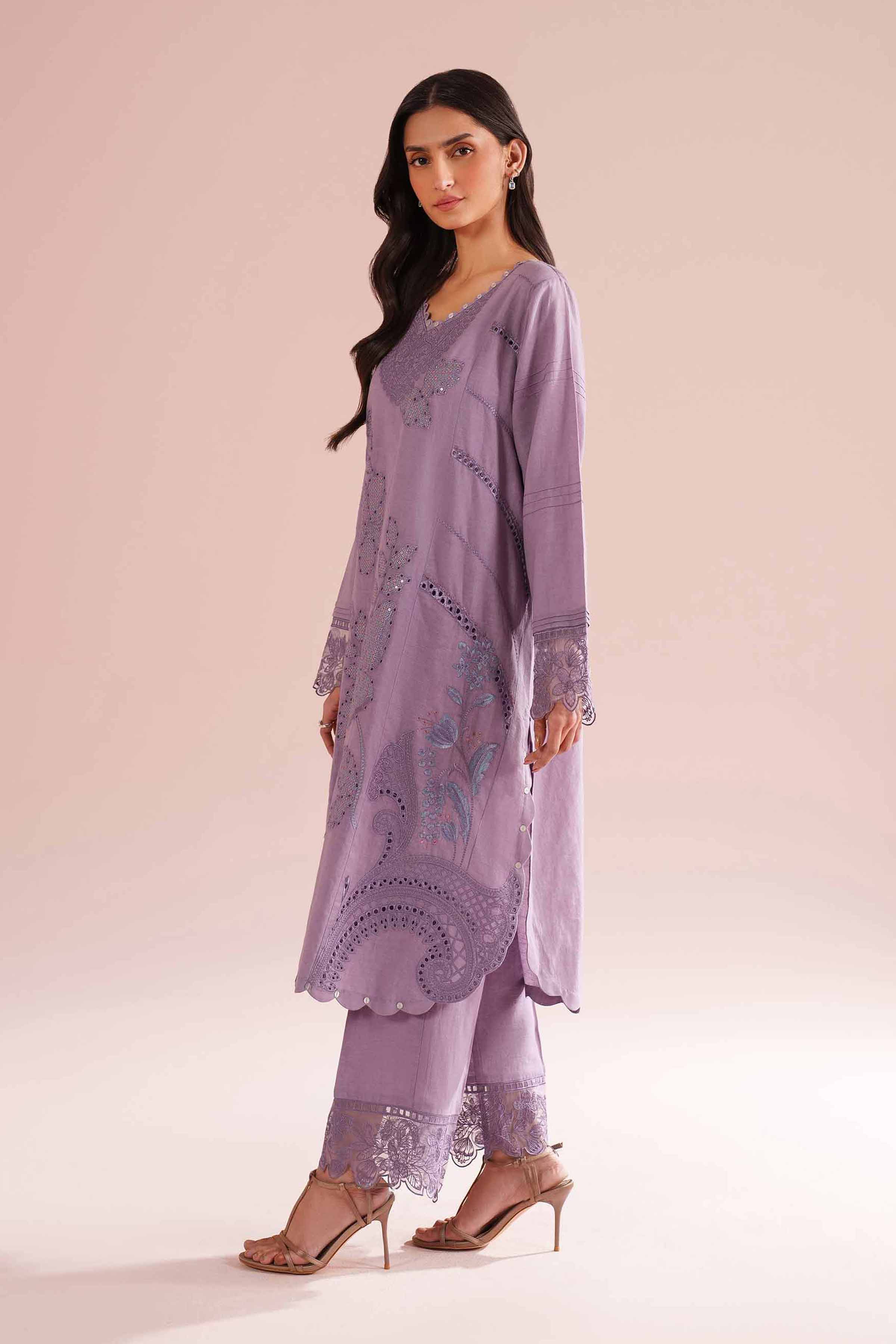 2 Piece - Embroidered Suit - PE26-54 - Image 2