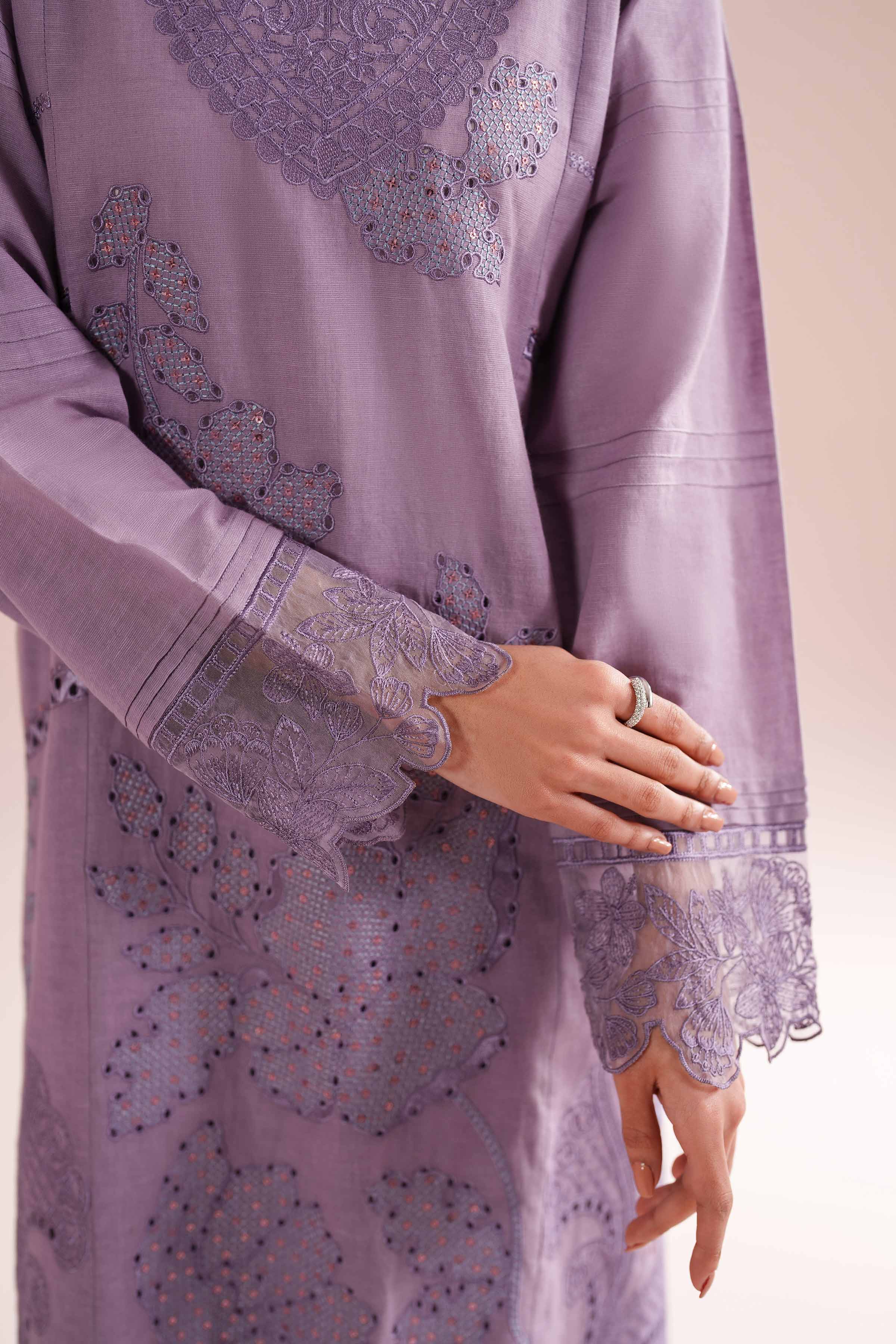 2 Piece - Embroidered Suit - PE26-54 - Image 6
