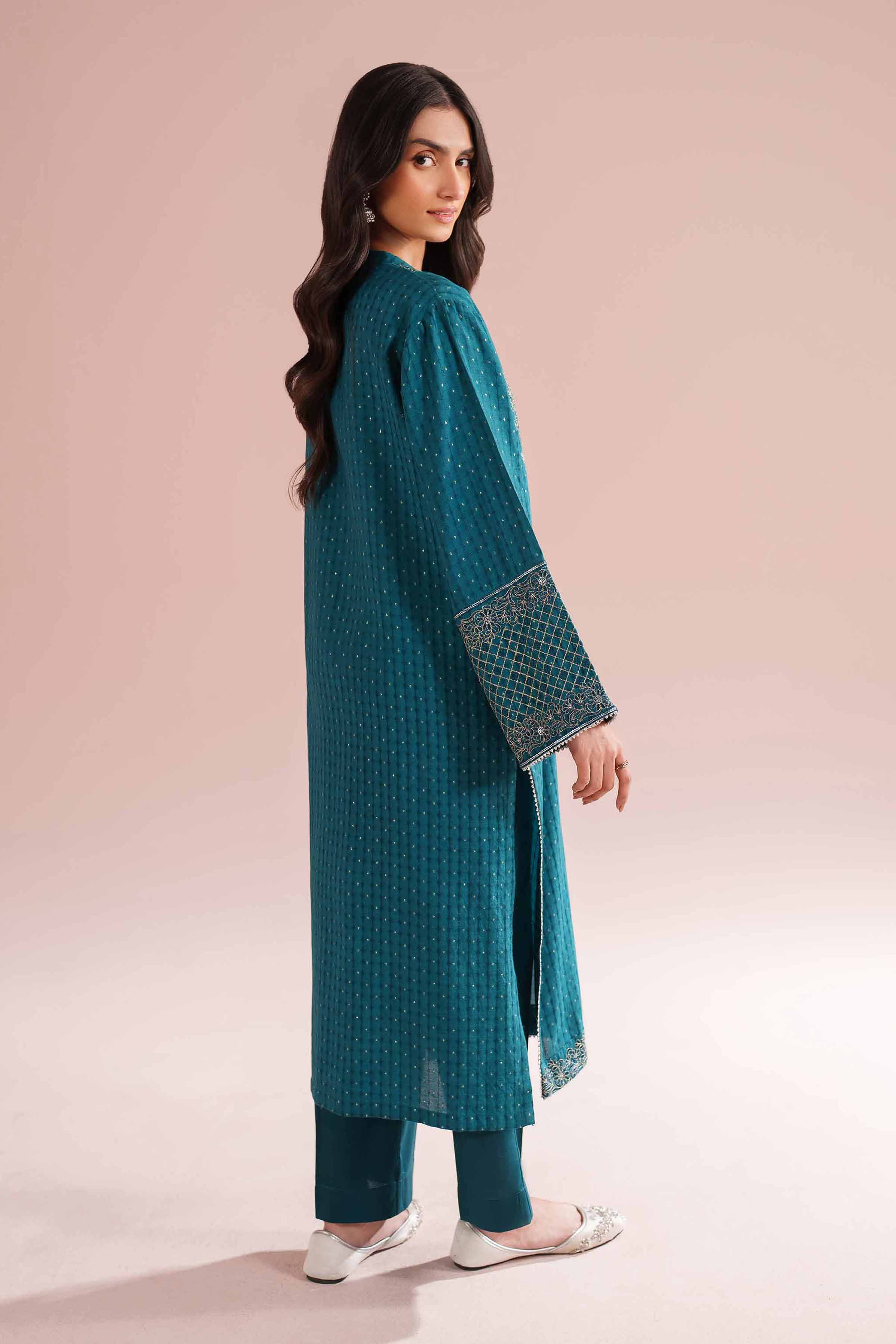 2 Piece - Embroidered Suit - PE26-56 - Image 4