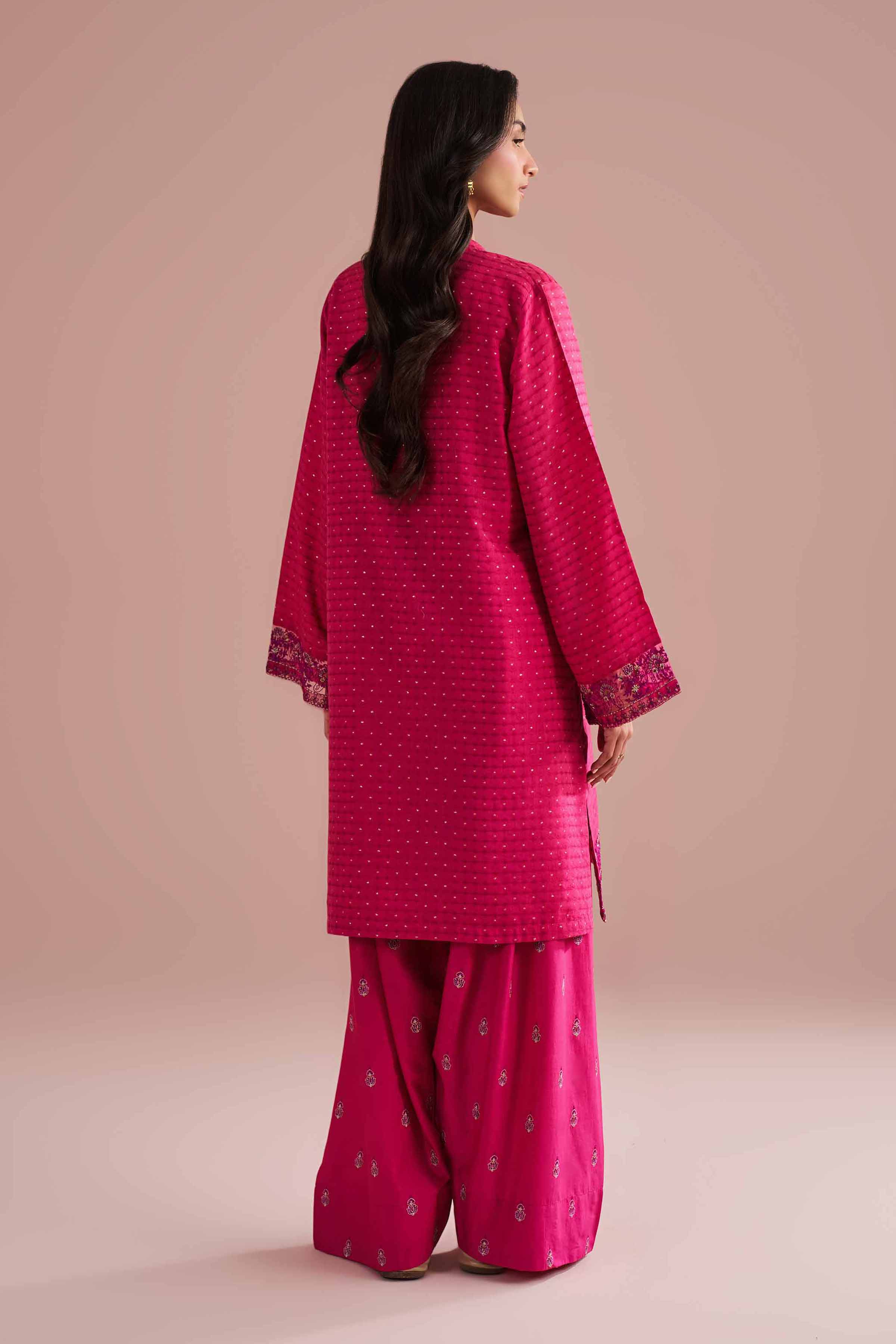 2 Piece - Embroidered Suit - PE26-57 - Image 4