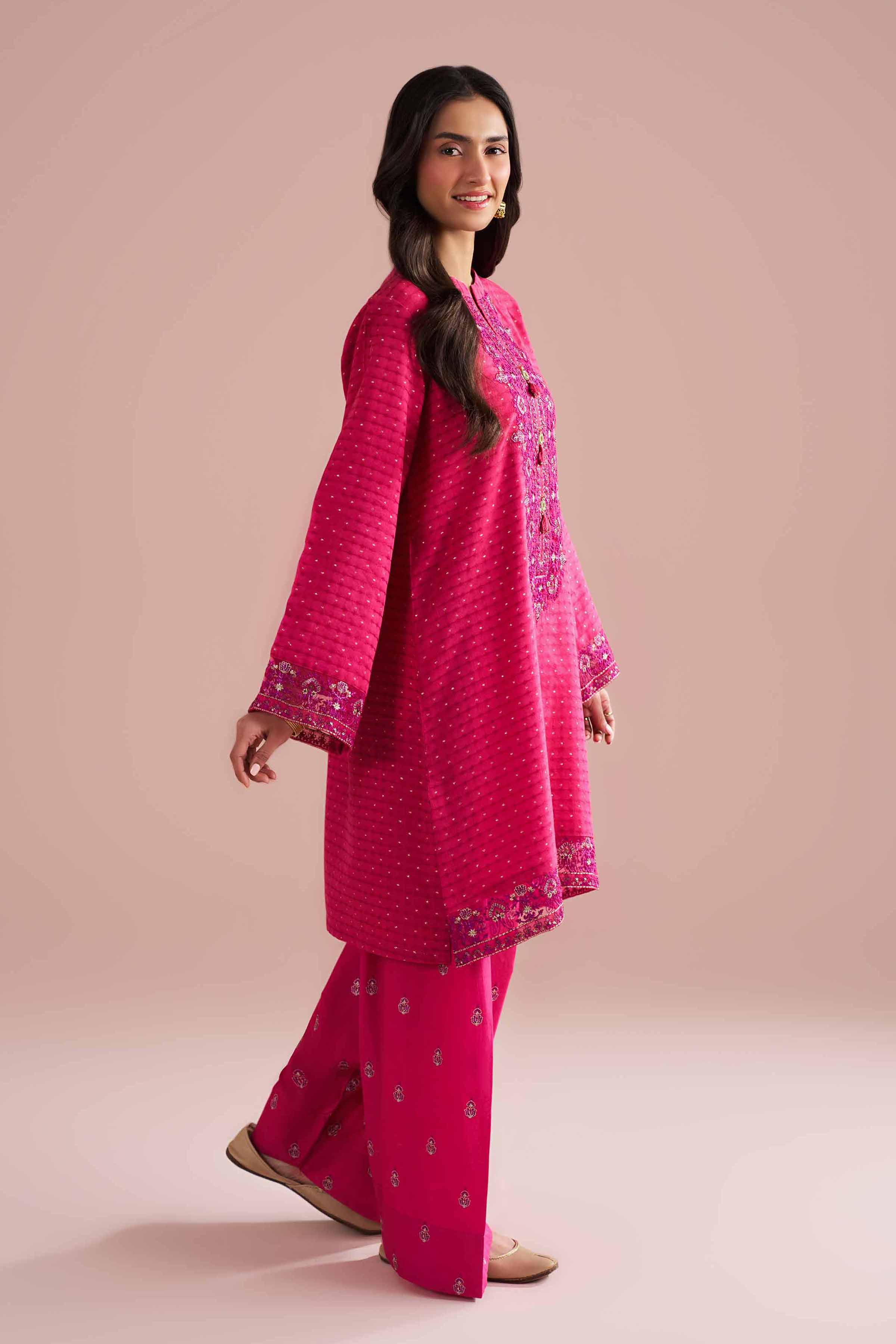 2 Piece - Embroidered Suit - PE26-57 - Image 5