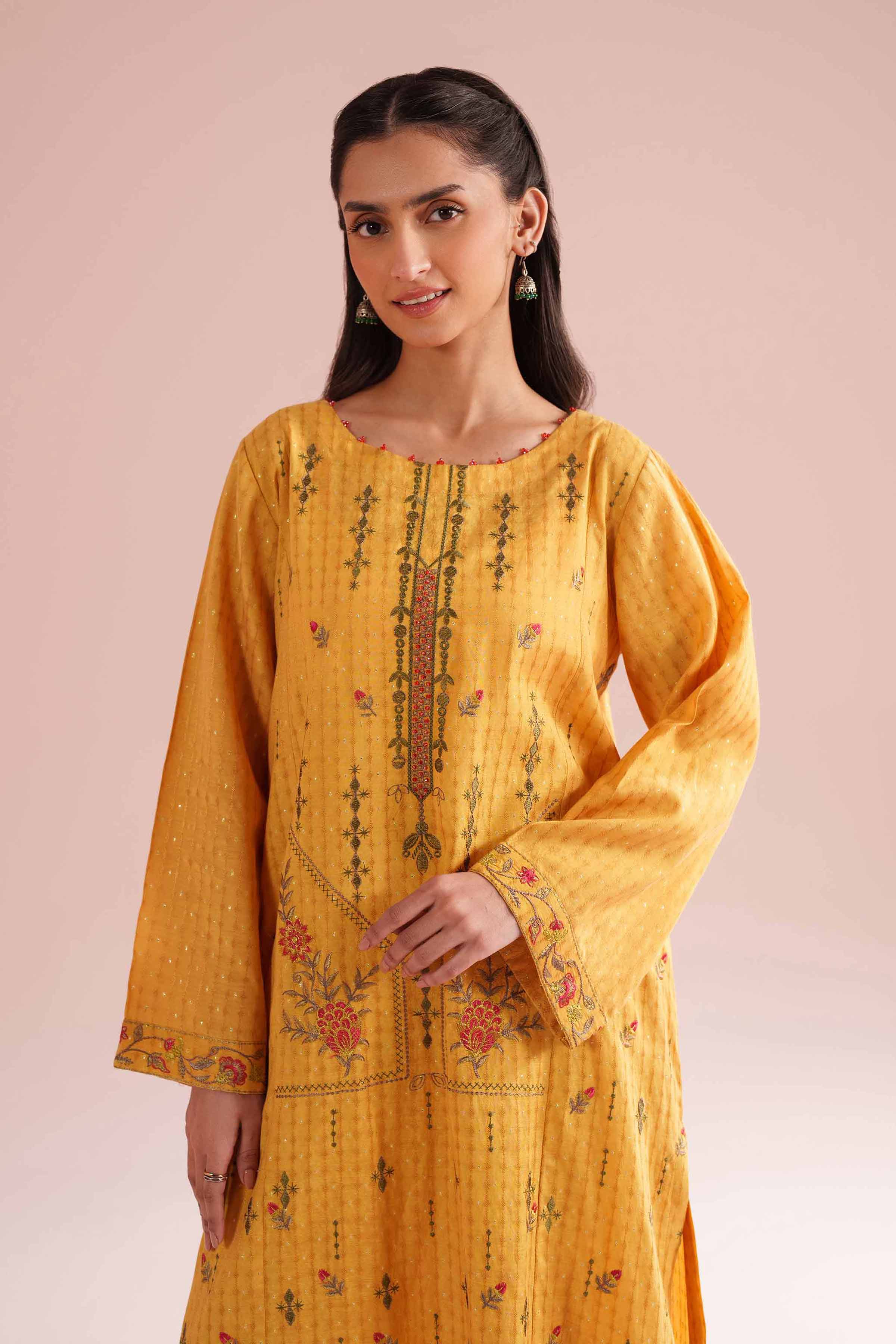 2 Piece - Embroidered Suit - PE26-60 - Image 4