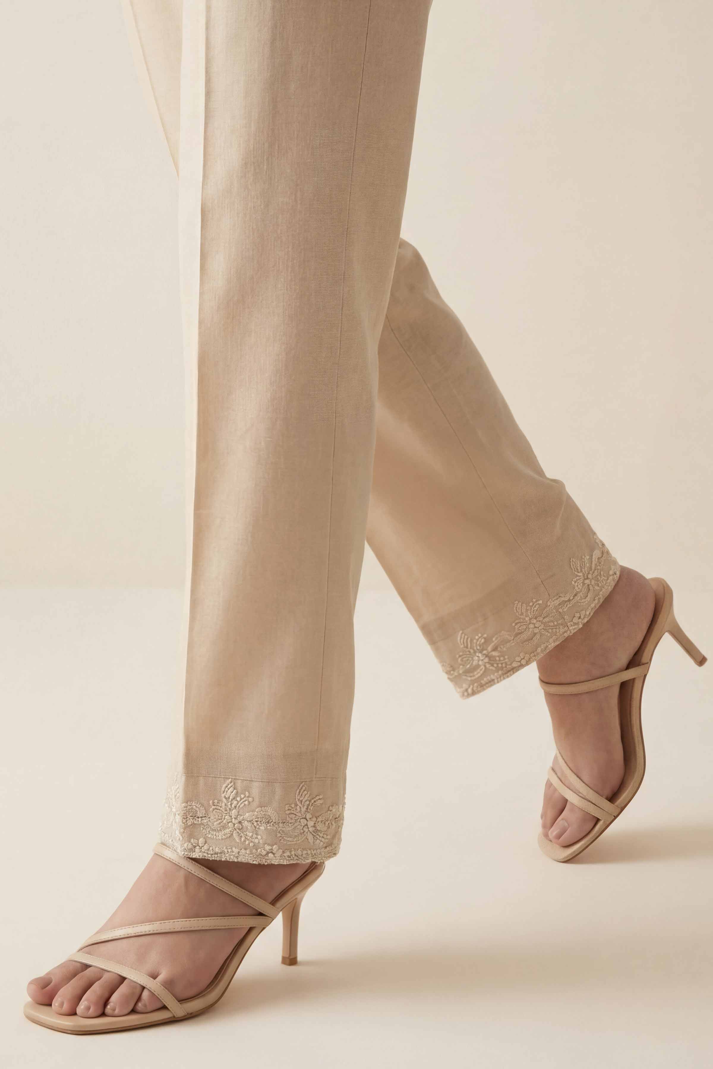 Embroidered Trousers - PE26-636 - Image 3