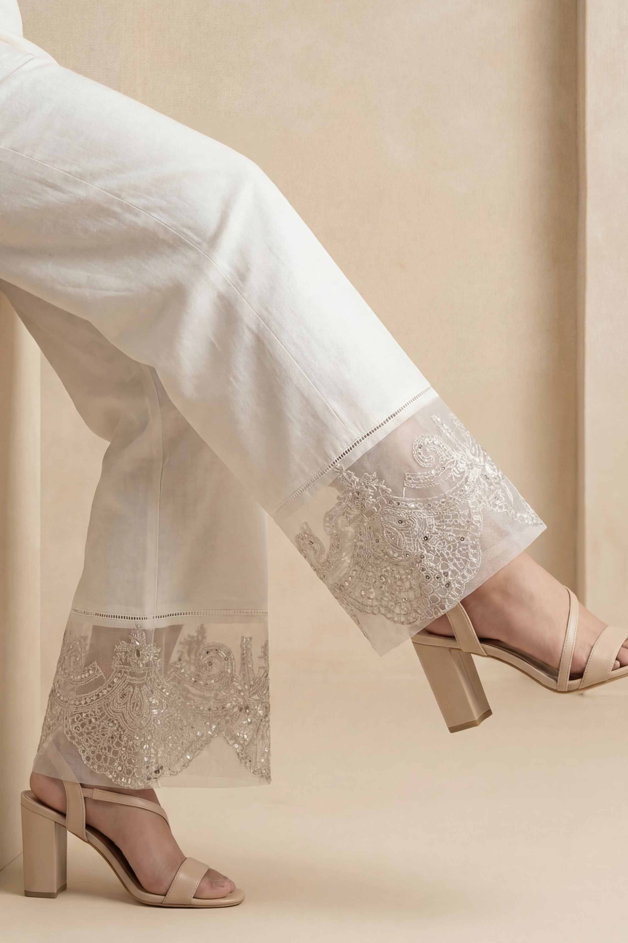 Embroidered Trousers - PE26-638 - Image 4