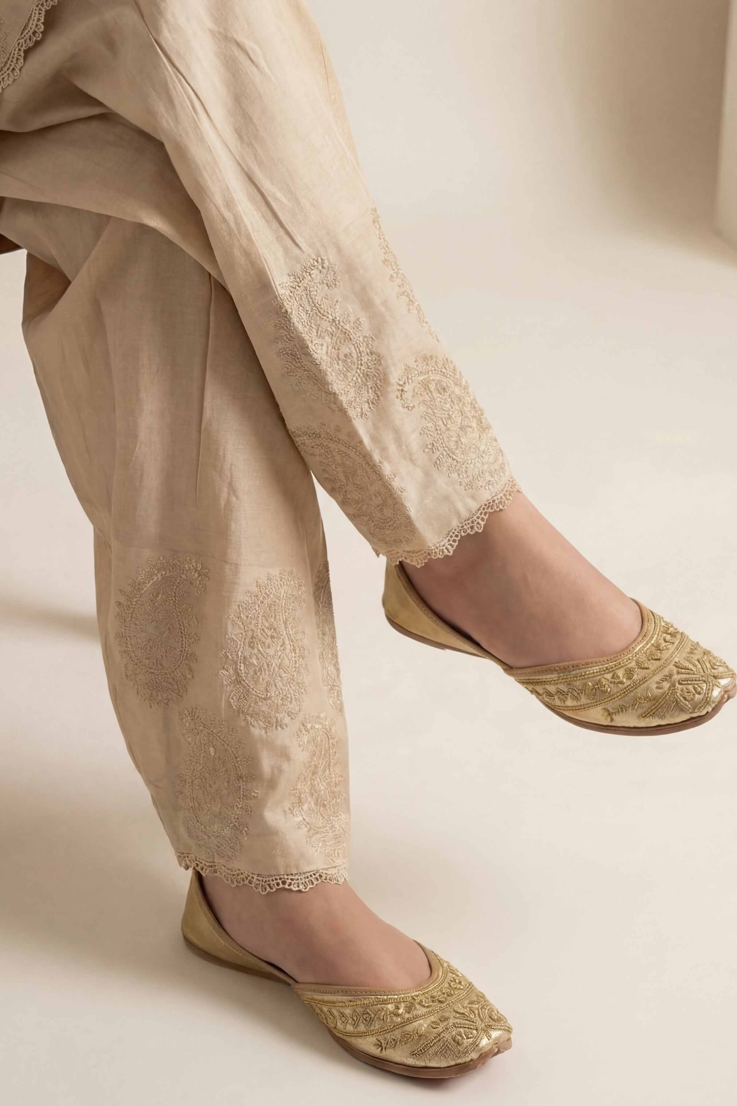 Embroidered Trousers - PE26-644 - Image 5