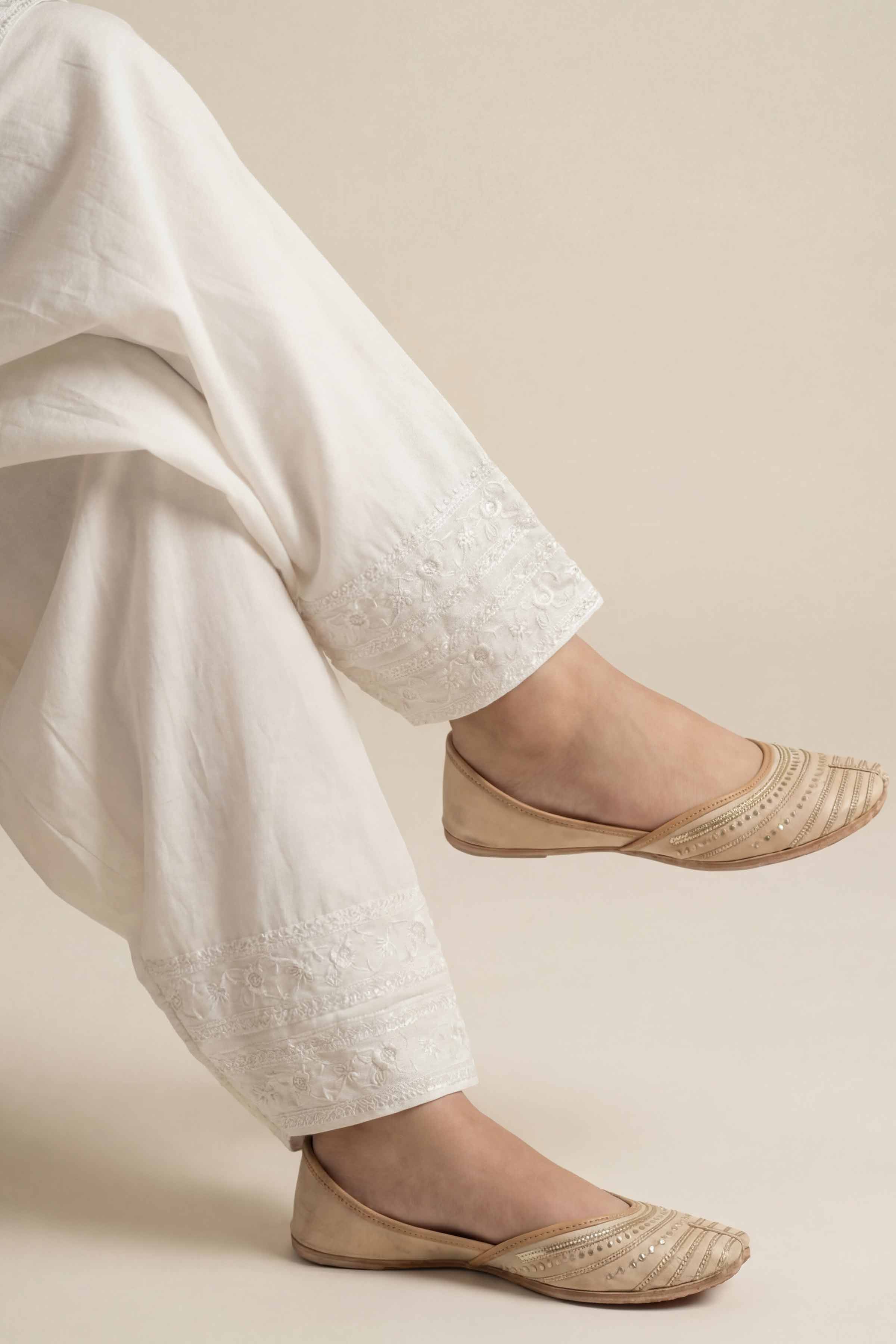 Embroidered Shalwar - PE26-645 - Image 2